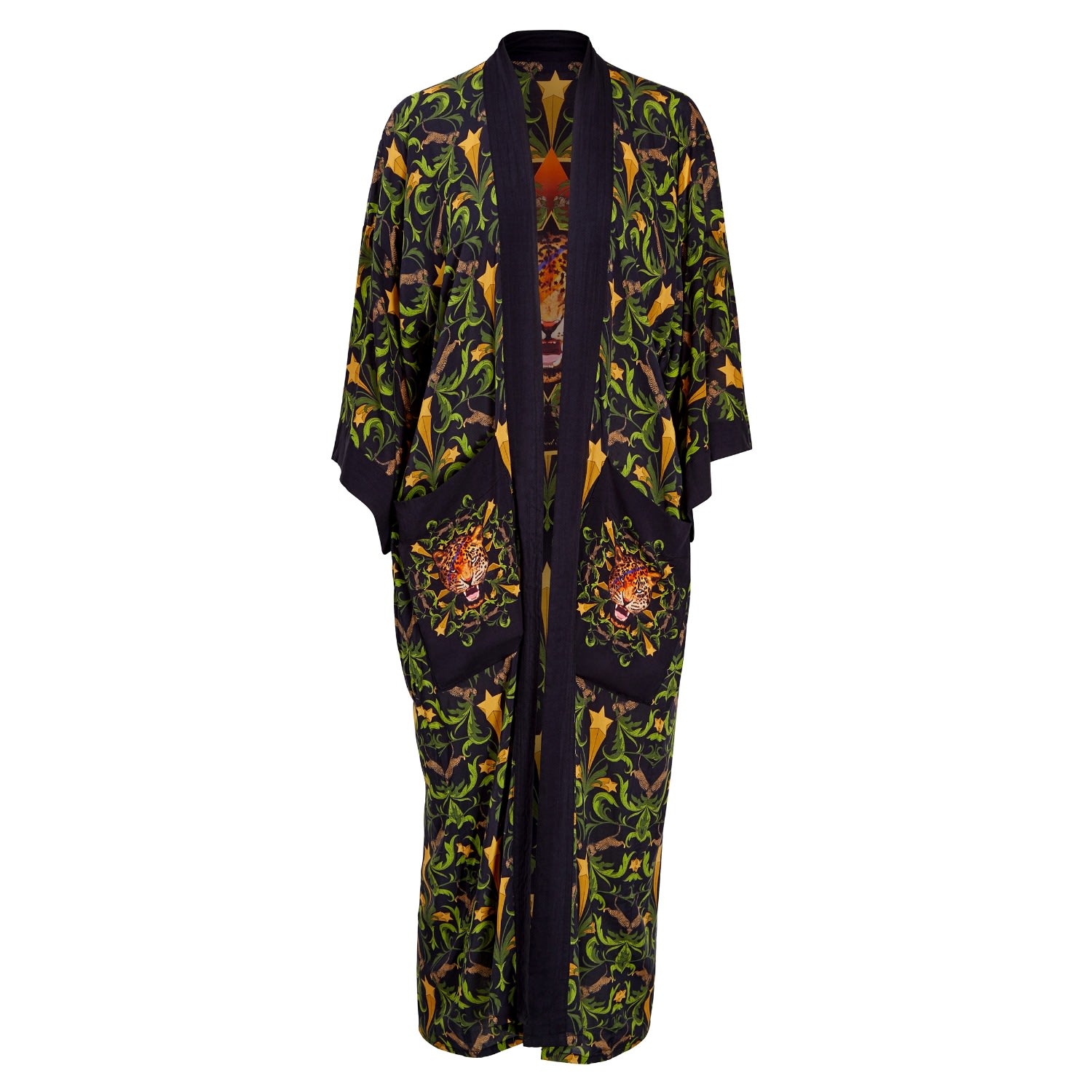 Henelle Women's Black Hollywood Night Kimono In Black