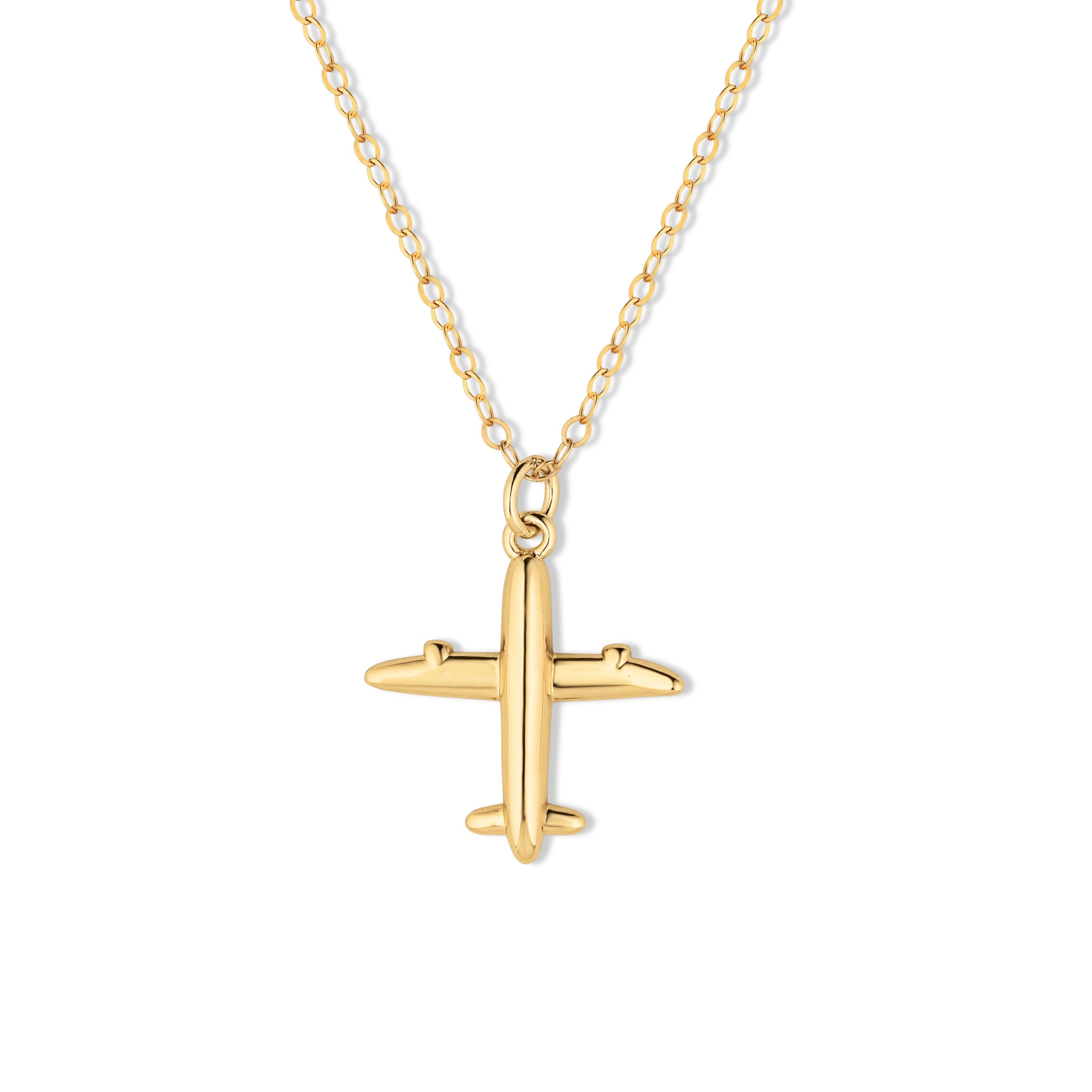 Rejected Hearts Club Women's Catch Flights & Feelings Gold Filled Necklace In Gold
