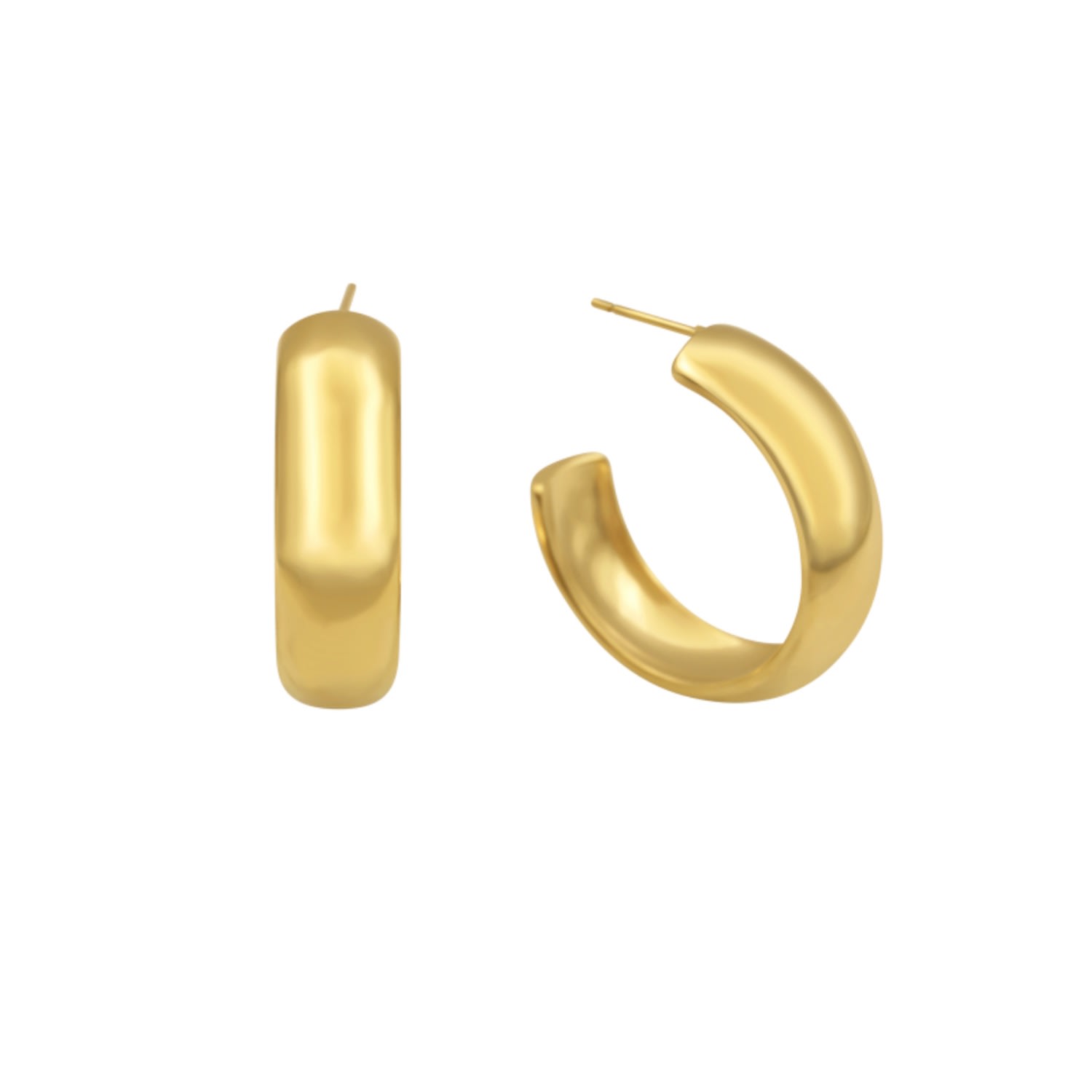 Women’s Statement Gold Hoops La Cte Club