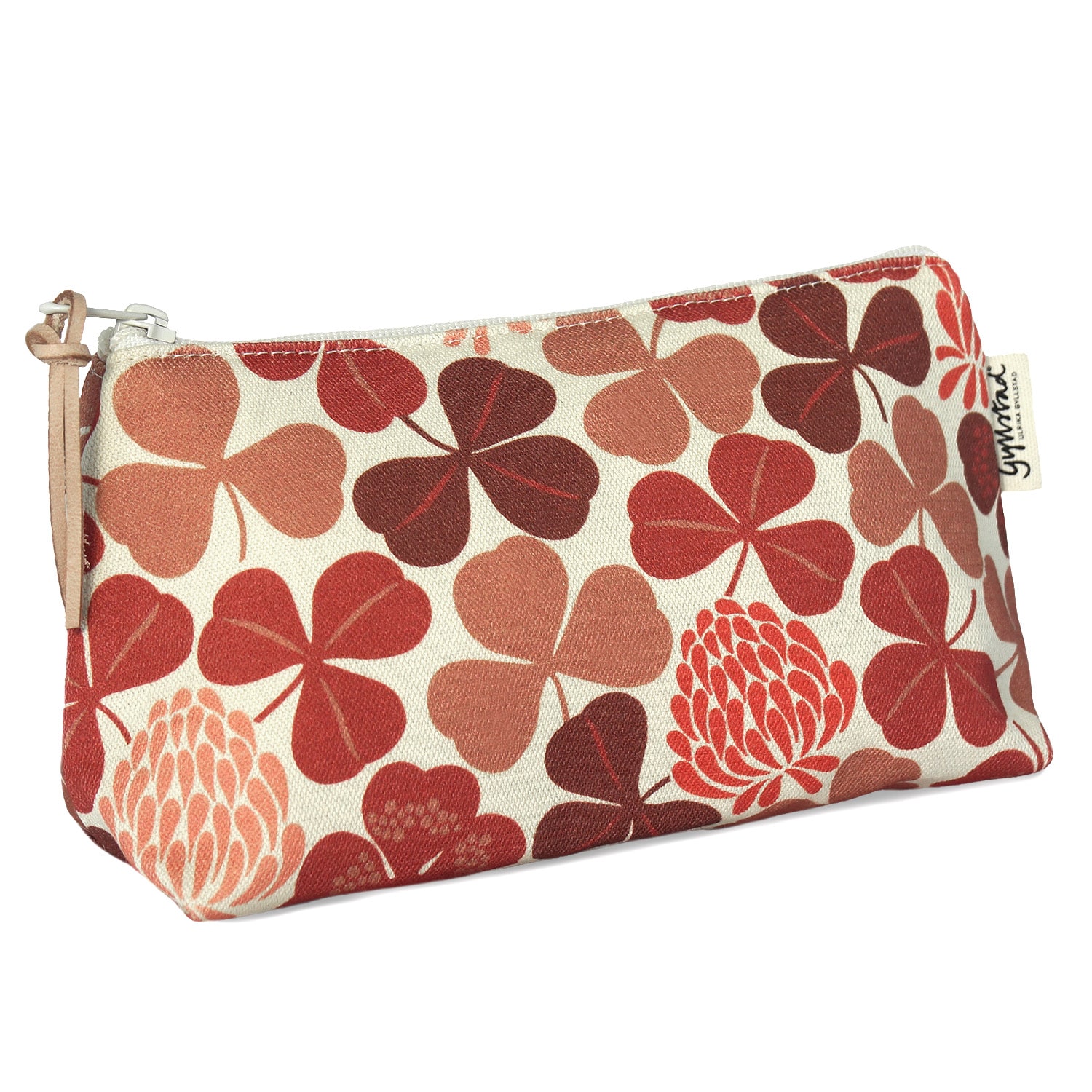 Gyllstad Red / Pink / Purple Lyckoklöver Red/pink Wash Bag M In Red/pink/purple
