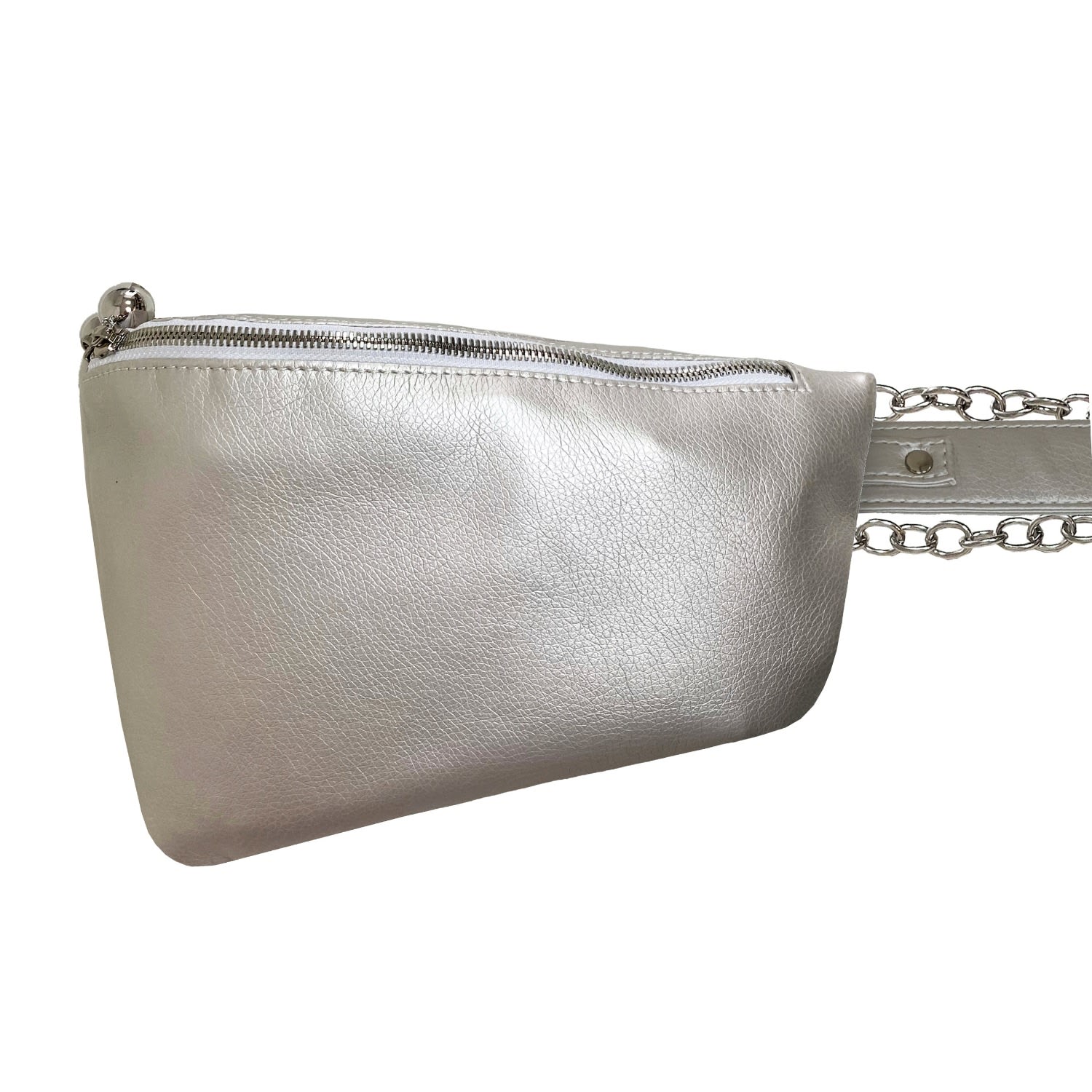 Women’s Liverbag Belt Waist Bag - Silver One Size Monosuit