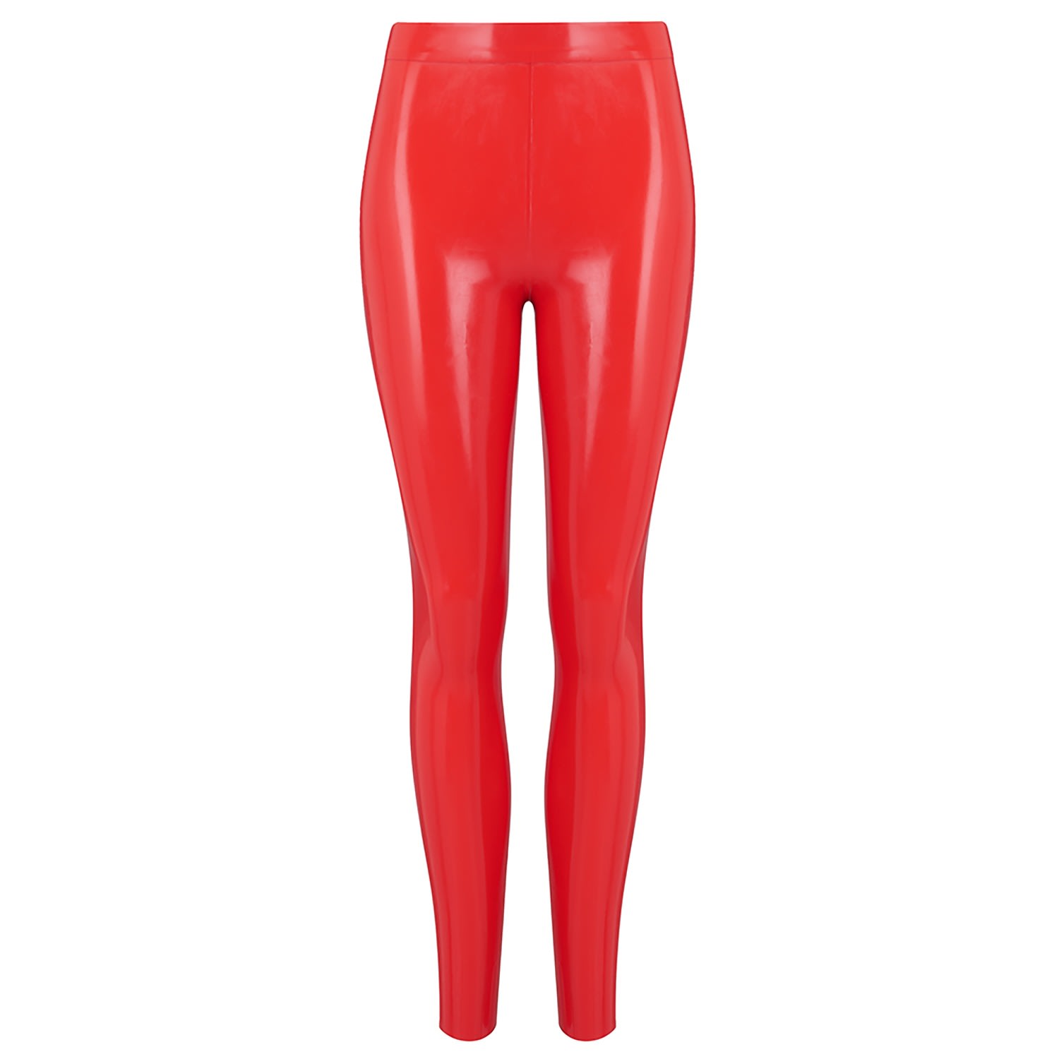 Women’s Latex Leggings - Red Small Elissa Poppy