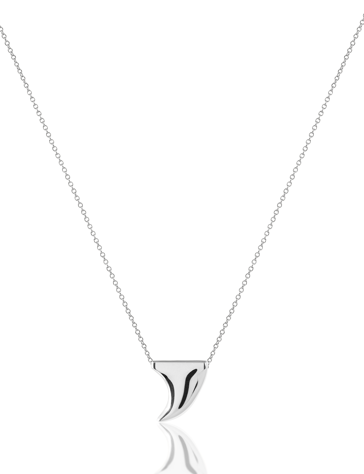 Sophie Simone Designs Women's Necklace Large Thorn - Silver In Silver