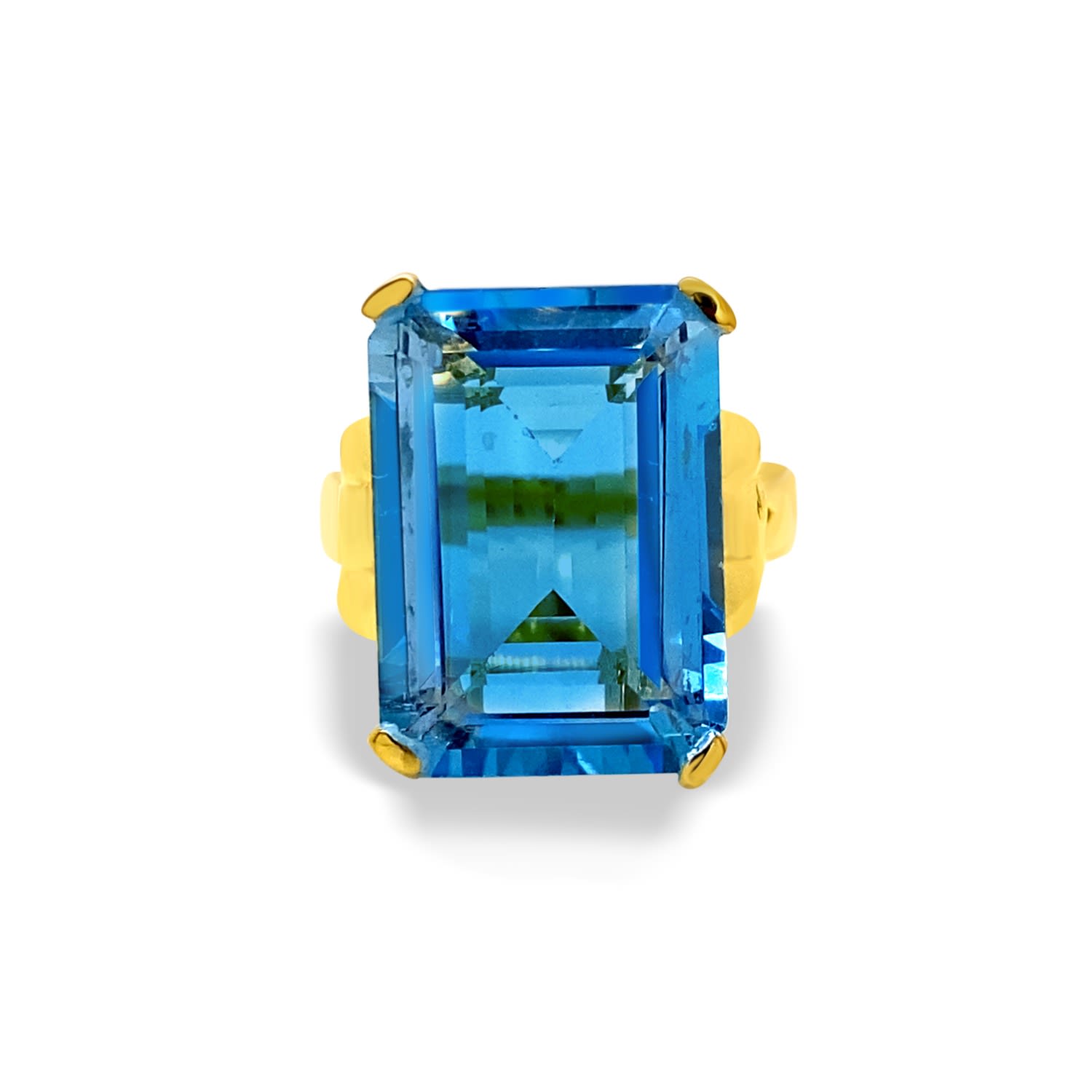 Gem Bazaar Jewellery Women's Gold / Blue Blue Sky Dreaming In Multi