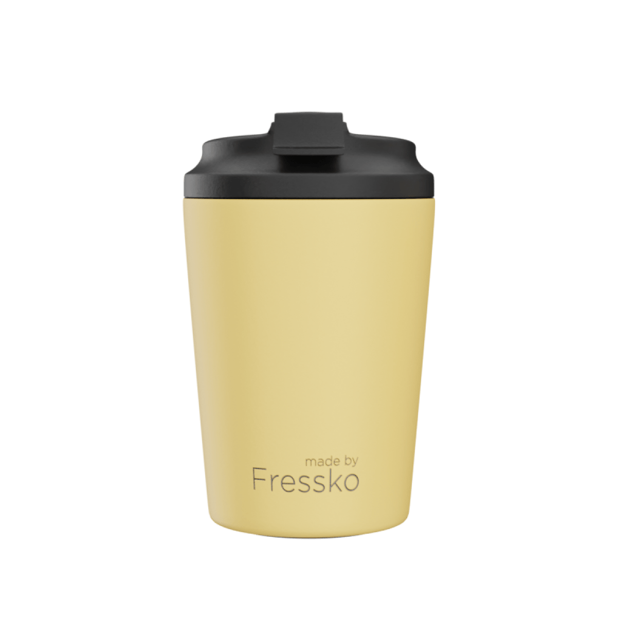 Fressko Yellow / Orange , Bino Reusable Coffee Cup, Ceramic, Limoncello In Neutral