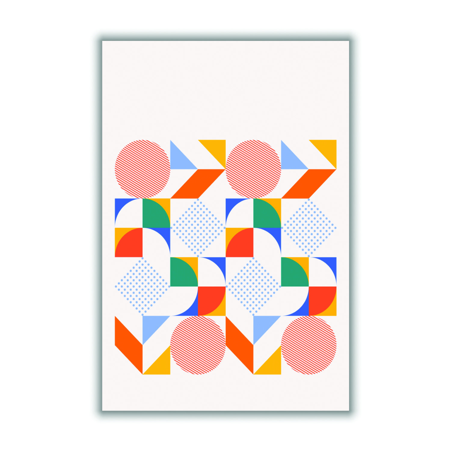 Retro Geometric 3 Medium Stanley Print House