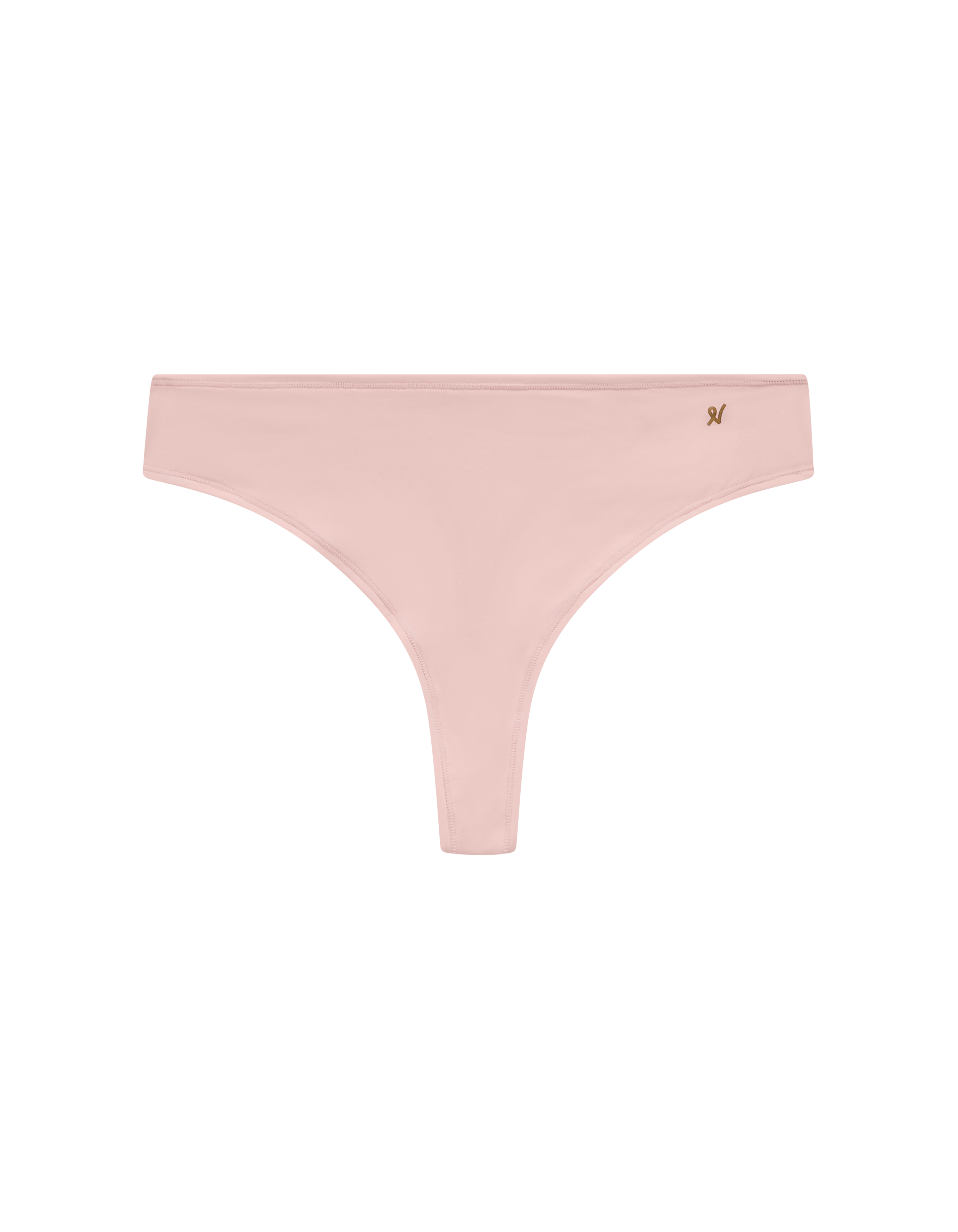 Nudea Women's Green / Pink / Purple The Stretch Dipped Thong Bundle Three Pack - Pink & White & Sage