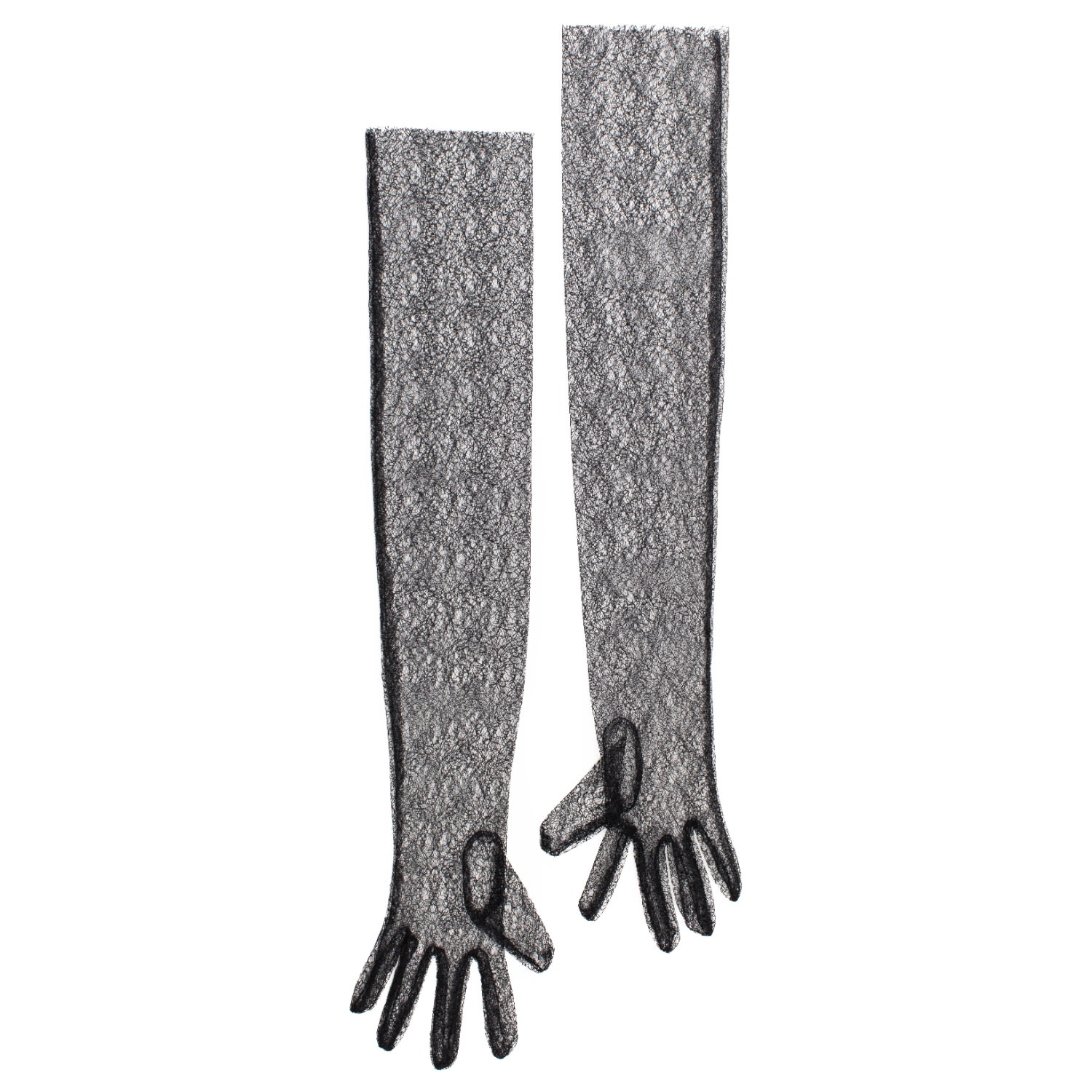 Women's Black Zulfiya Gloves | One Size | Azima Musayeva