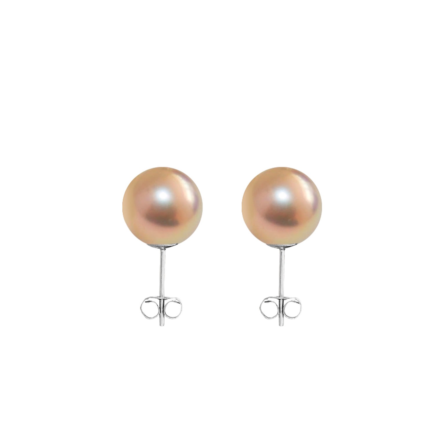 Women’s Small Gold Pearl Studs Earrings - Silver Ora Pearls