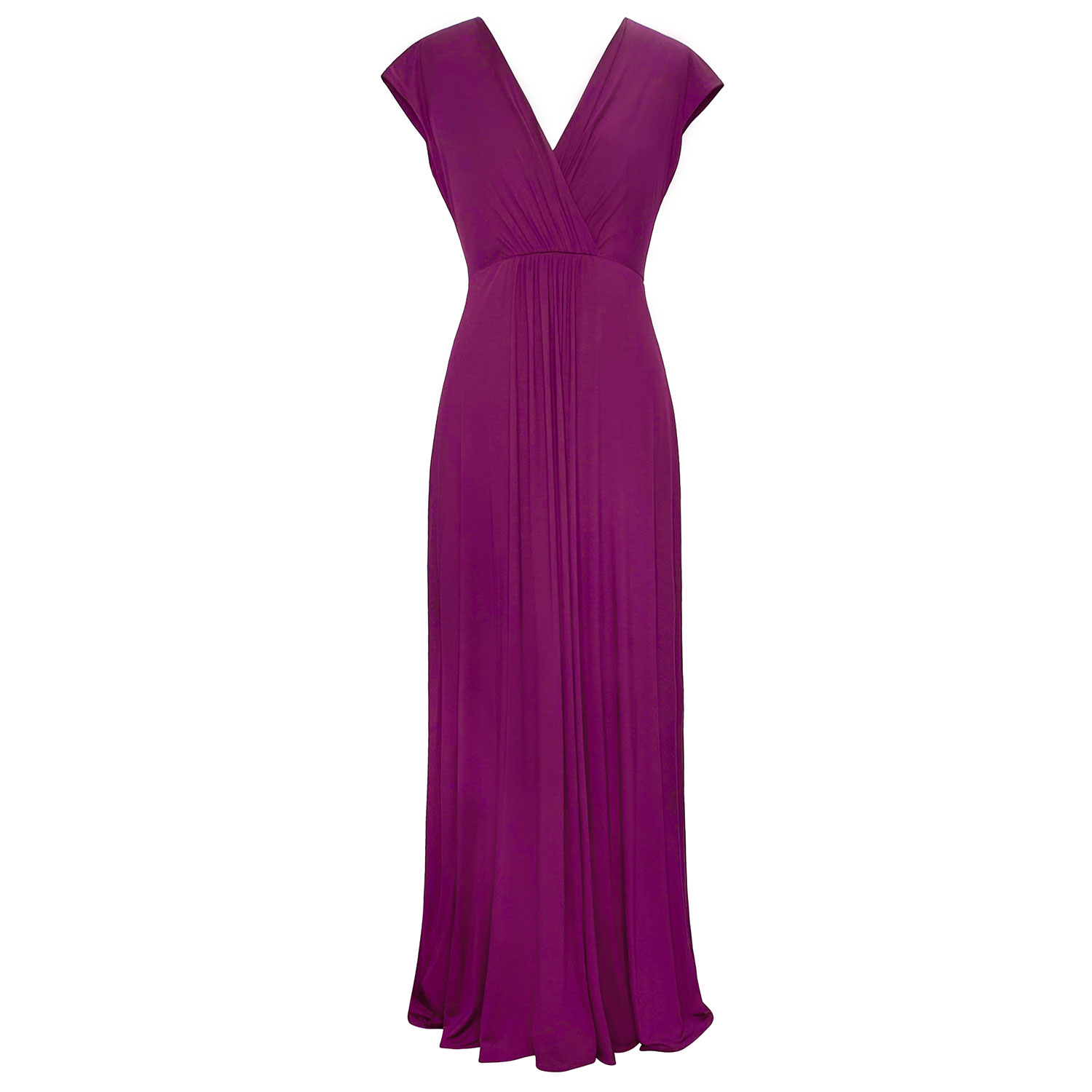 Women’s Pink / Purple Sophia Maxi Dress In Boysenberry Pink S/M Alie Street London