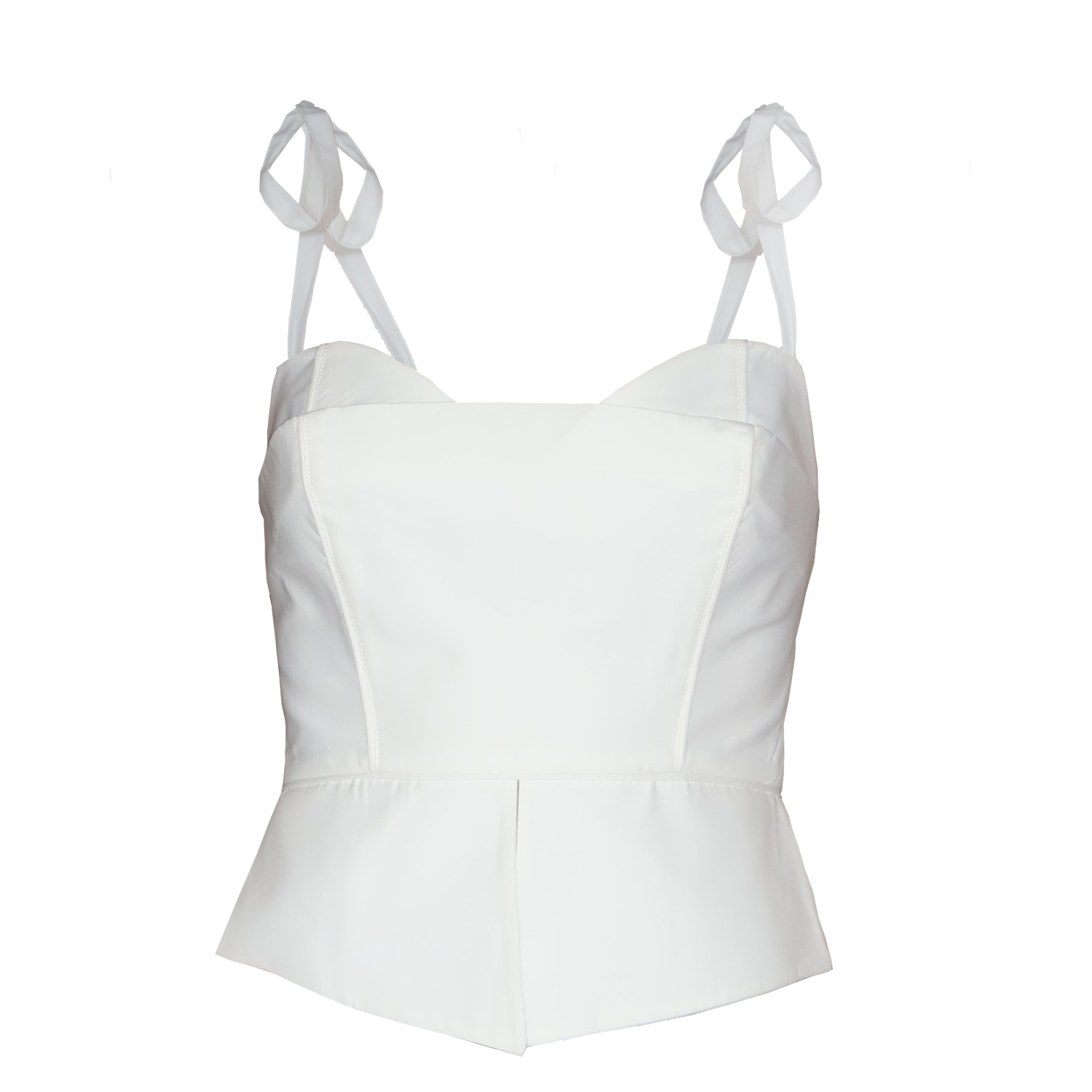 Ma Mulier Women's White Pia Corset Bustier