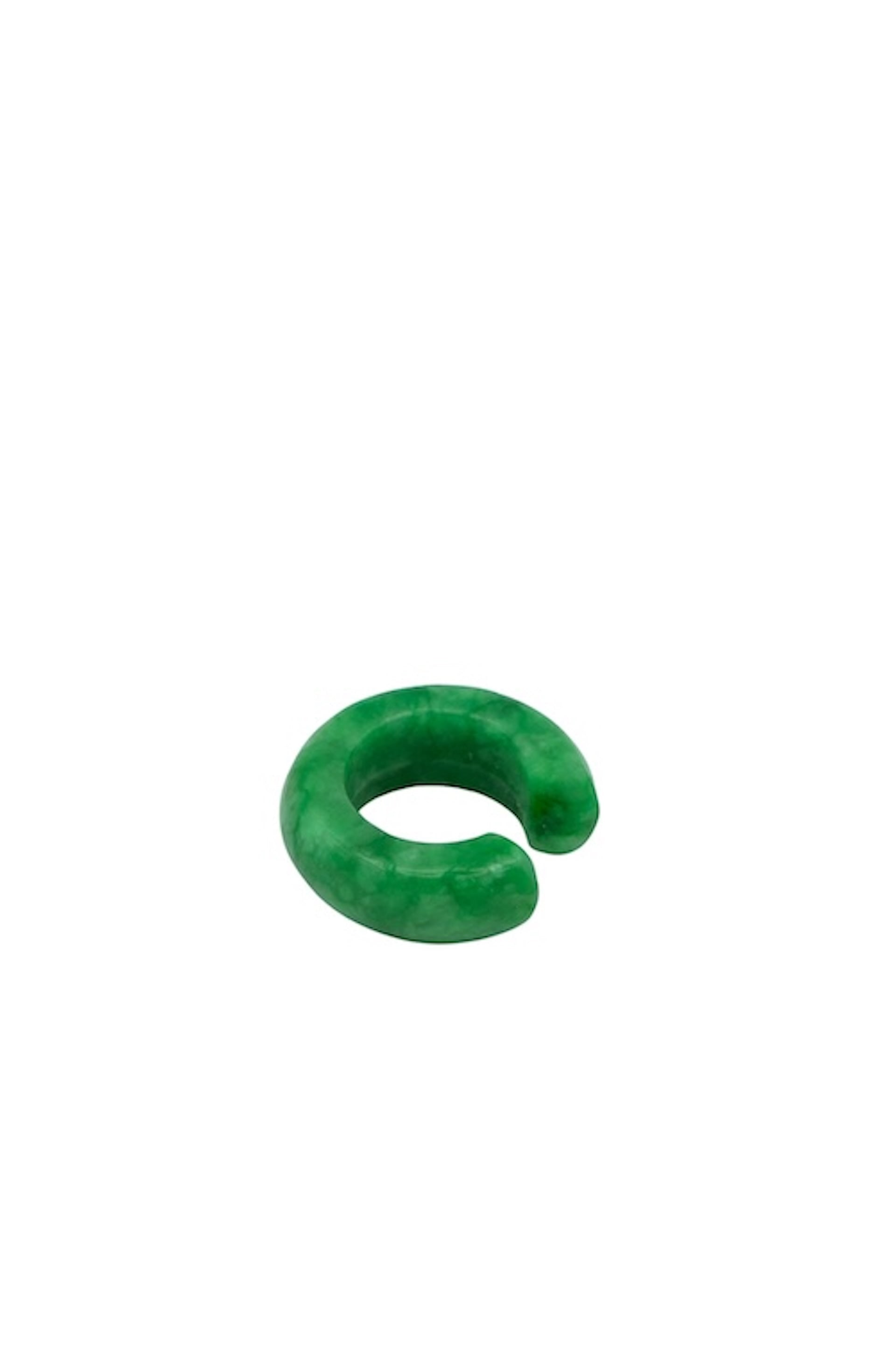 Seree Women's Abby Single Jade Cuff Earring In Green