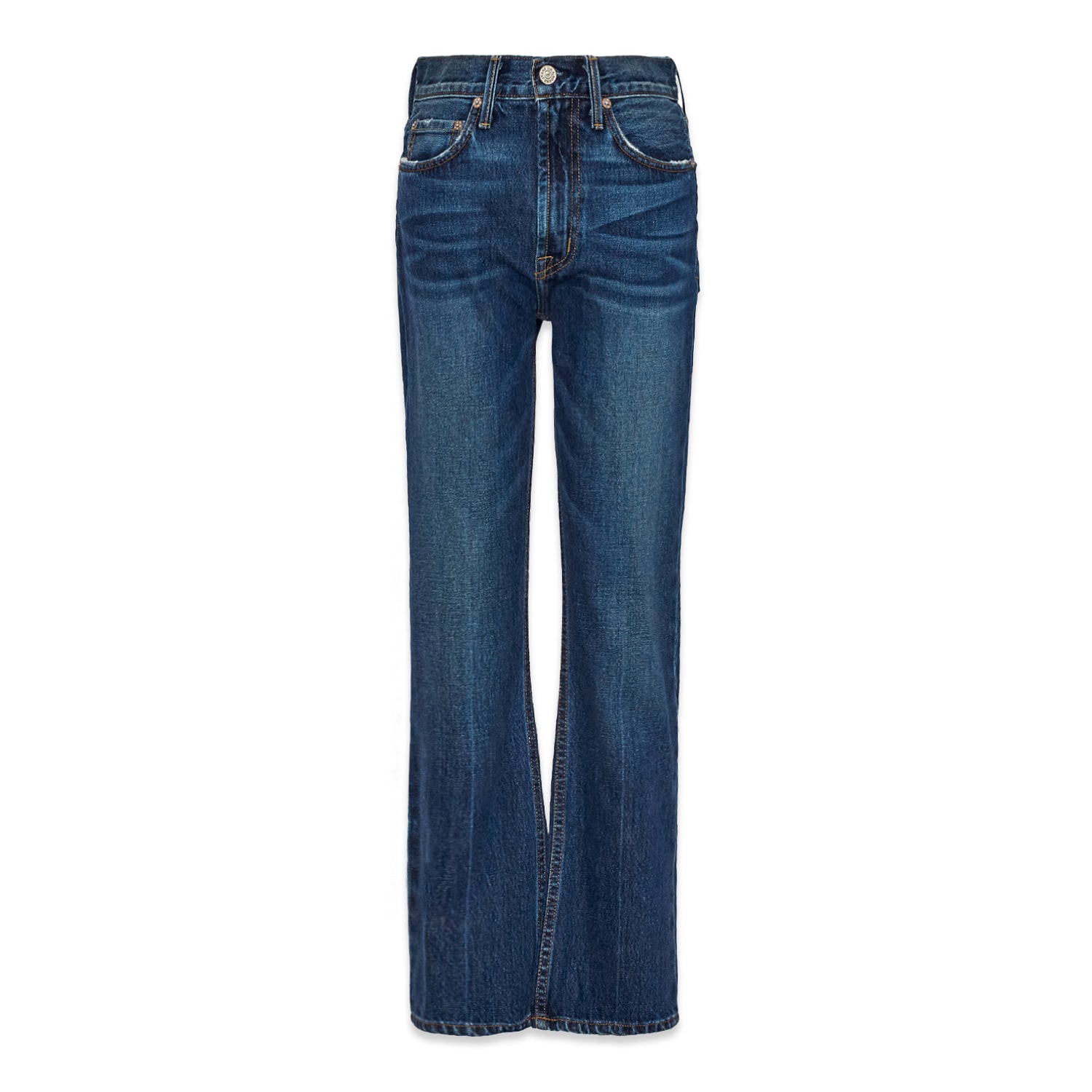Noend Denim Blue Bristol Kick Flare Jeans In Audrey In Blue