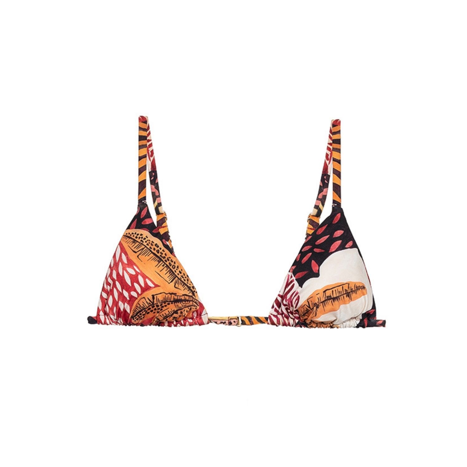 Heliophilia Women's Africa Bikini Top In Yellow