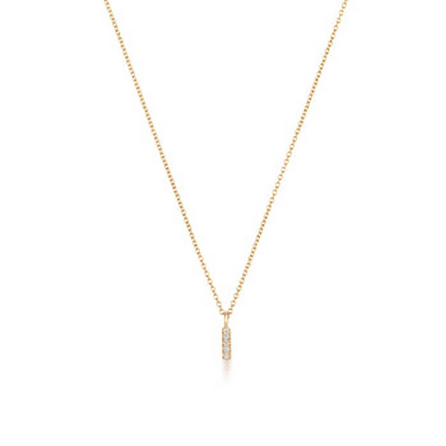 Cervin Blanc Women's Diamond Initial Necklace In 18ct Gold