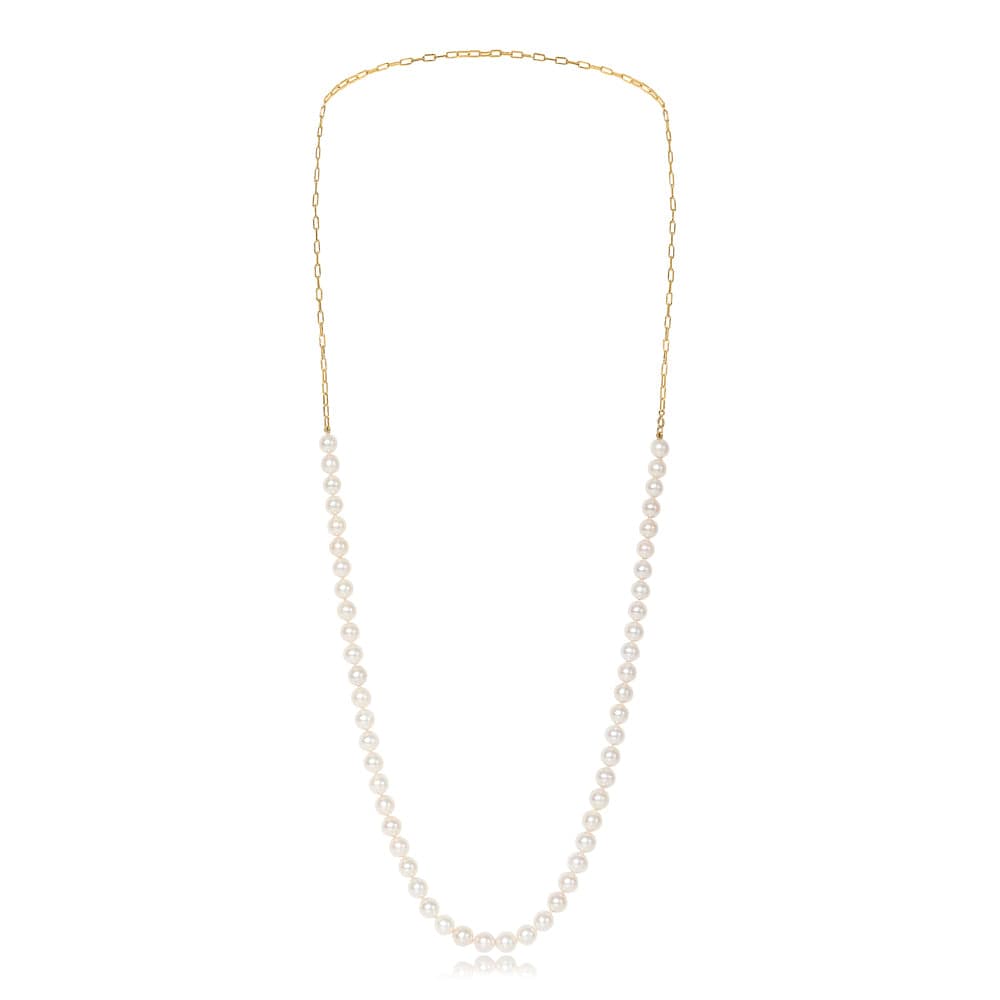 Pearl rope store necklace