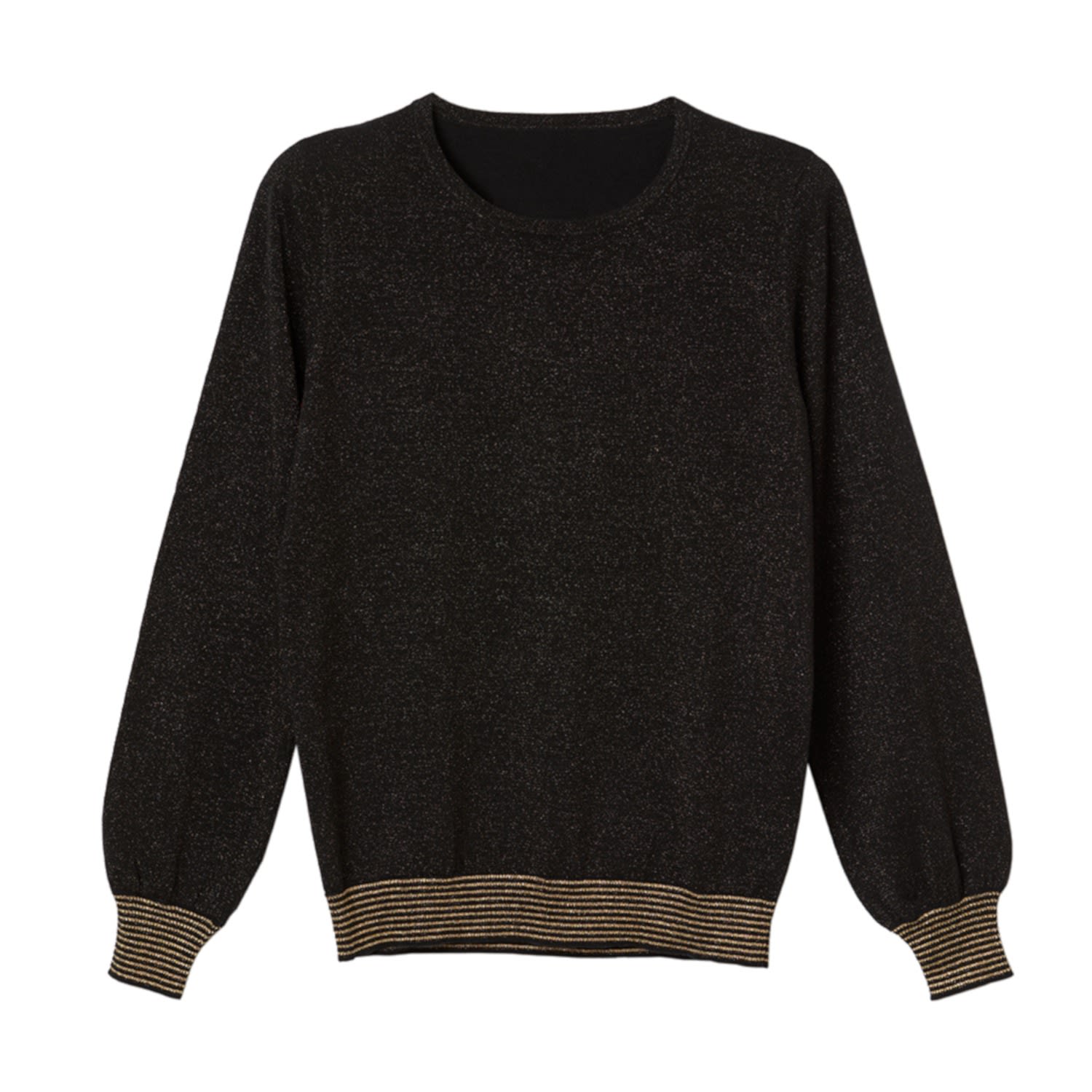 Cove Women's Liliana Black Crew Neck In Black