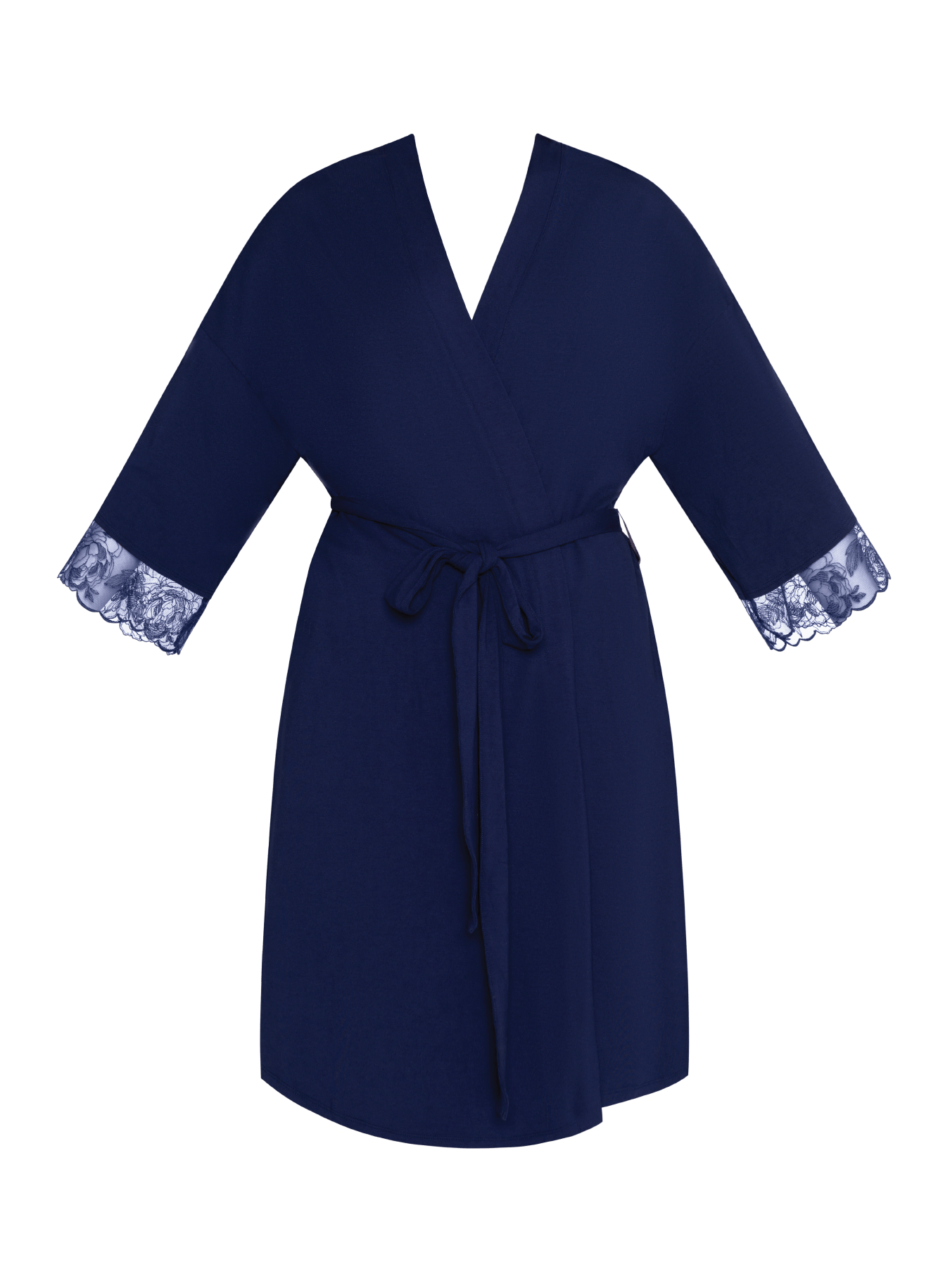 Women’s Blue Coco Heart Robe M/L Bonbon Lingerie