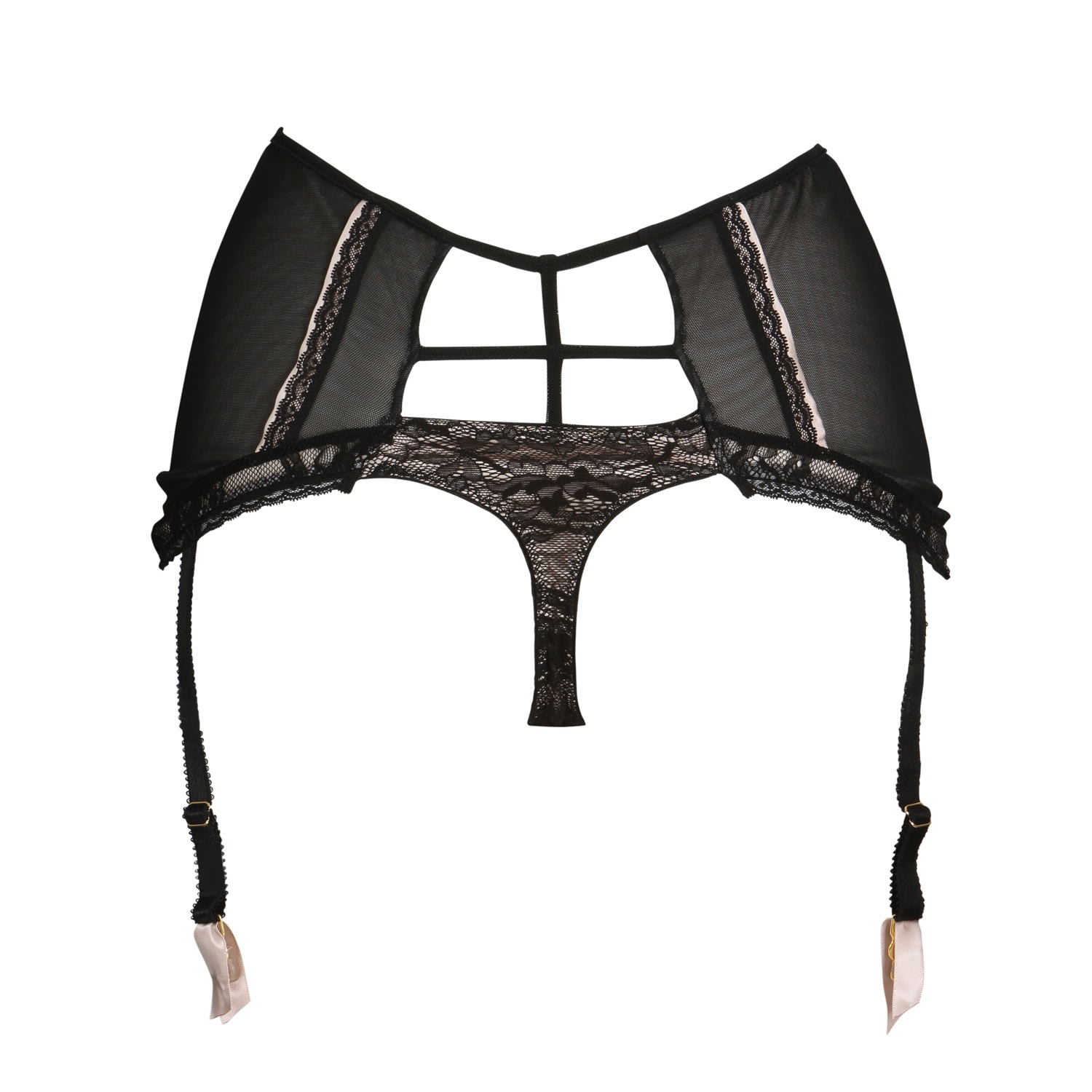 Tallulah Love Women's Black Silk Secret Seductress Thong In Black