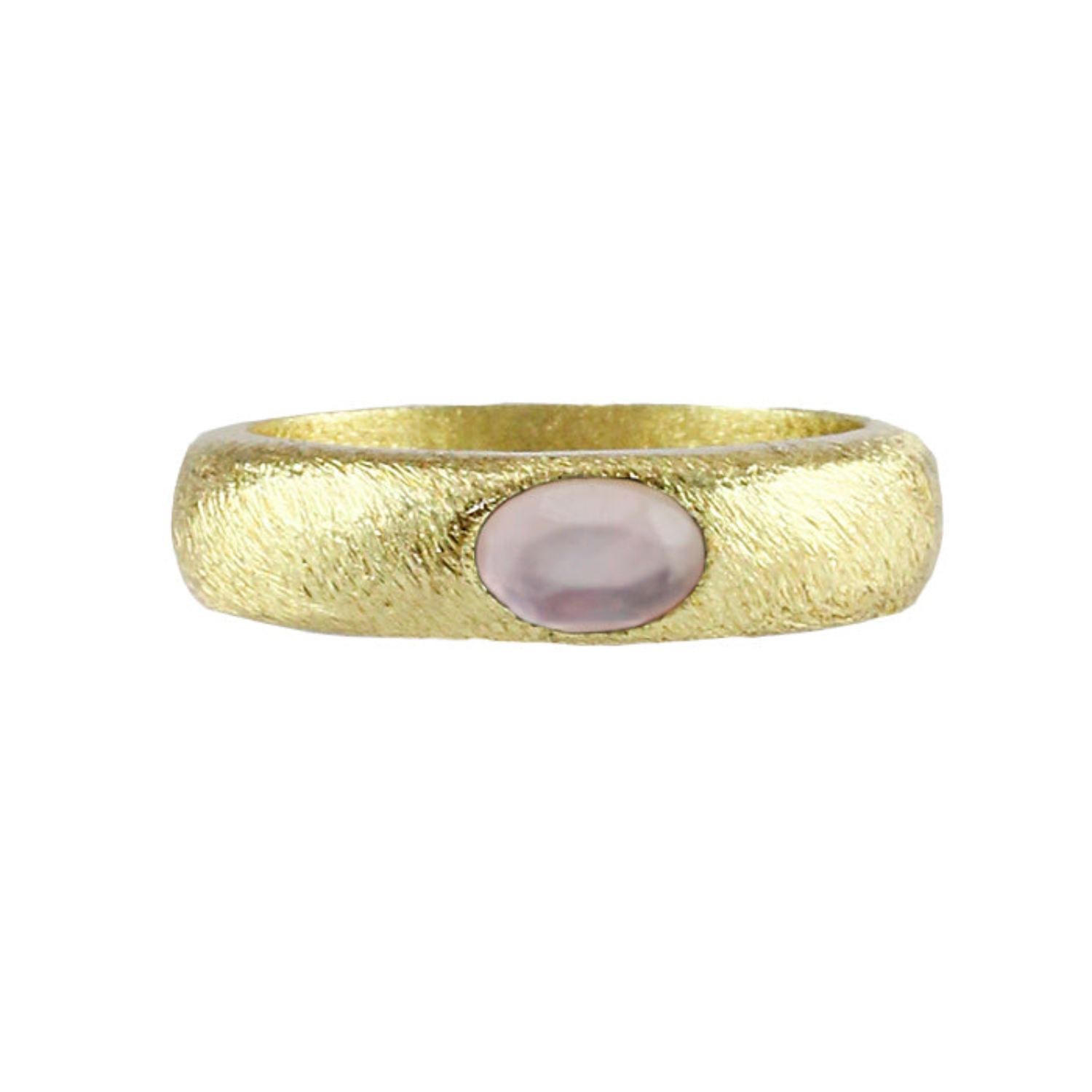 Marcia Moran Women's Pink Oklahoma Ring In Rose Quartz Doublet In Gold