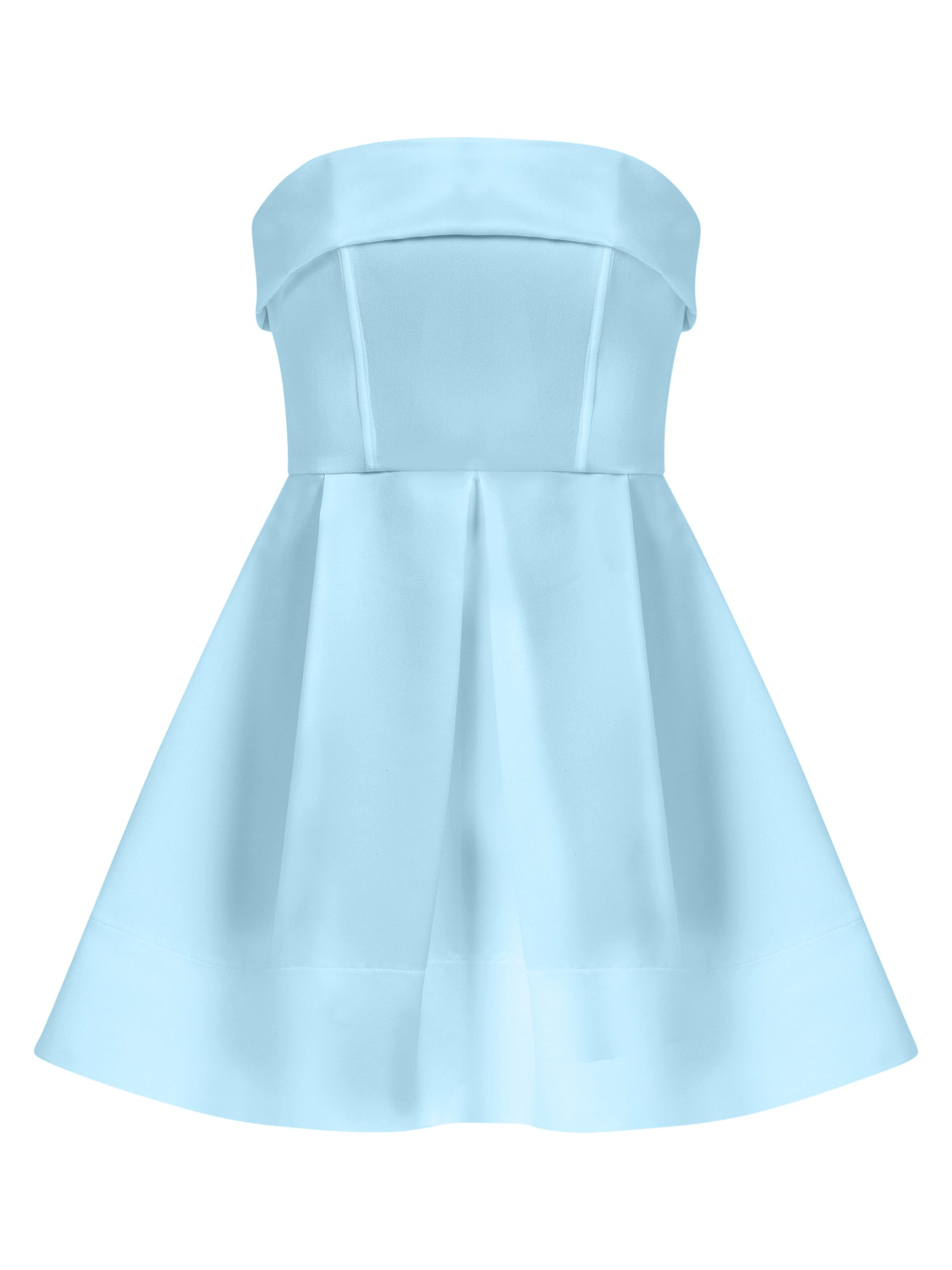 Tia Dorraine Women's Wild Flower Flared Satin Mini Dress - Light Blue In Blue