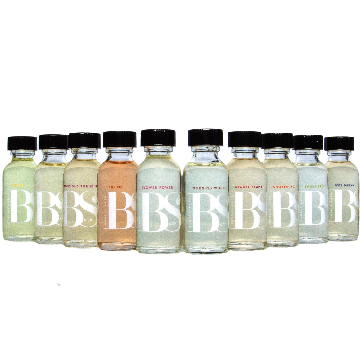 Luxury Bubble Bath Collection - Ten Exquisite Scents Bath Slut