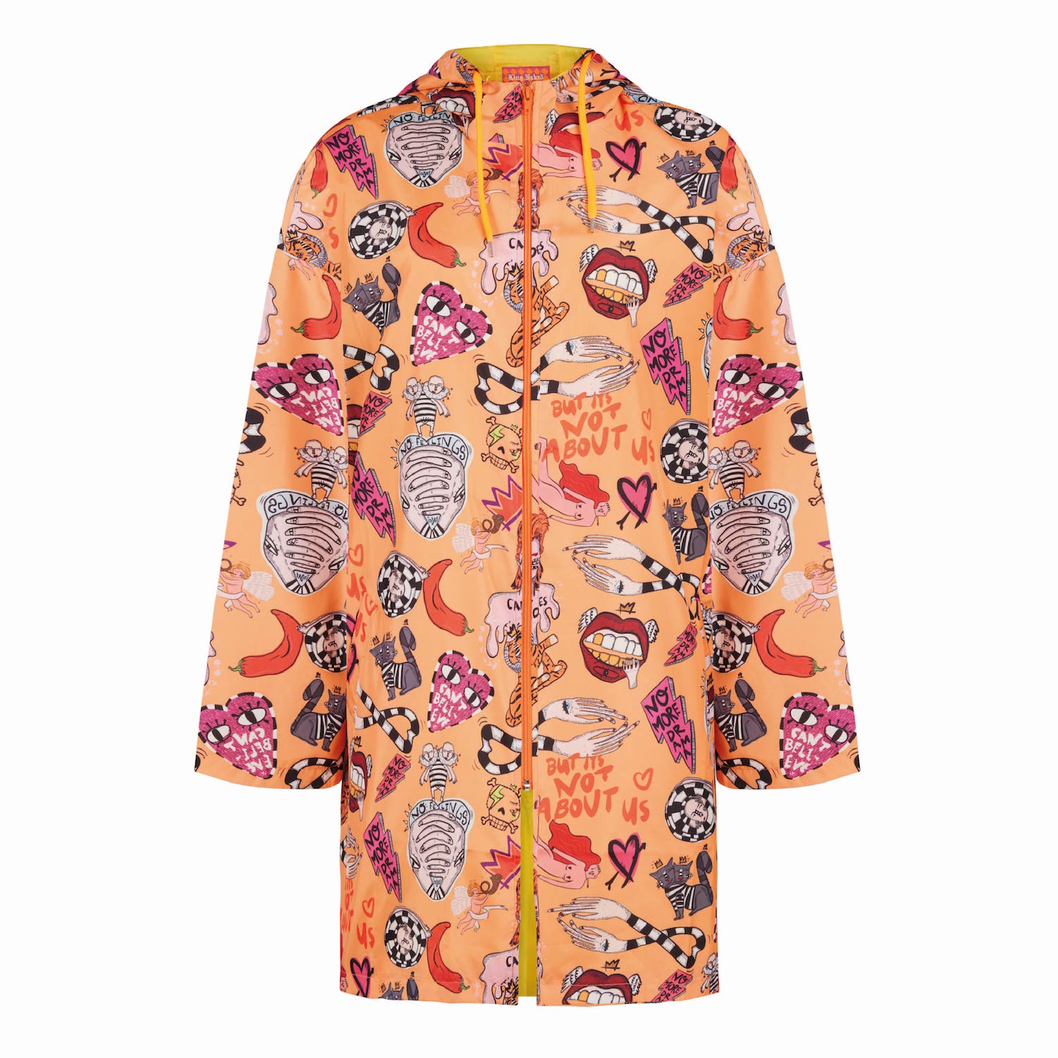 King Naked Women's Not About Us Raincoat