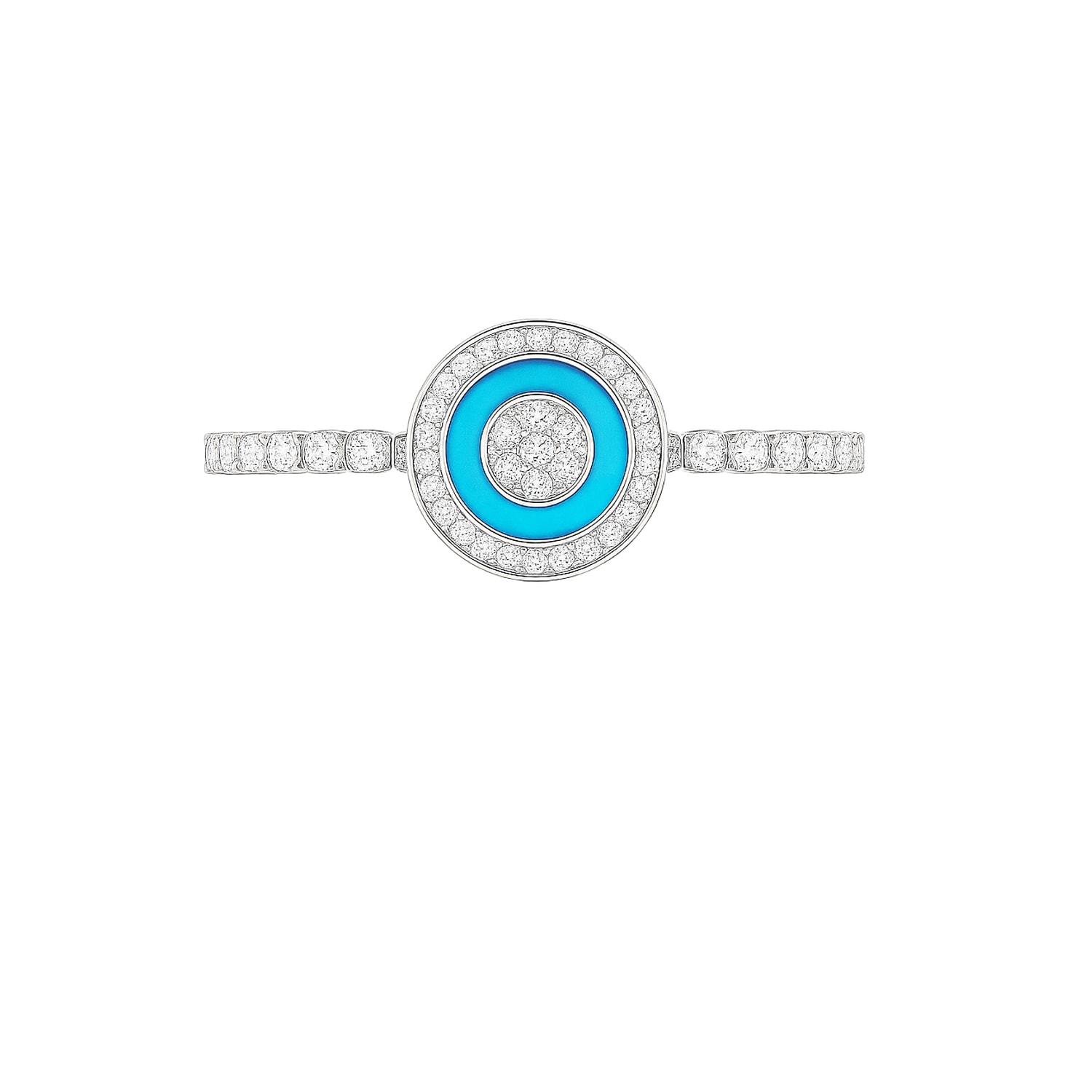 The Gala Women's Silver Azure Eye Bracelet In Silver