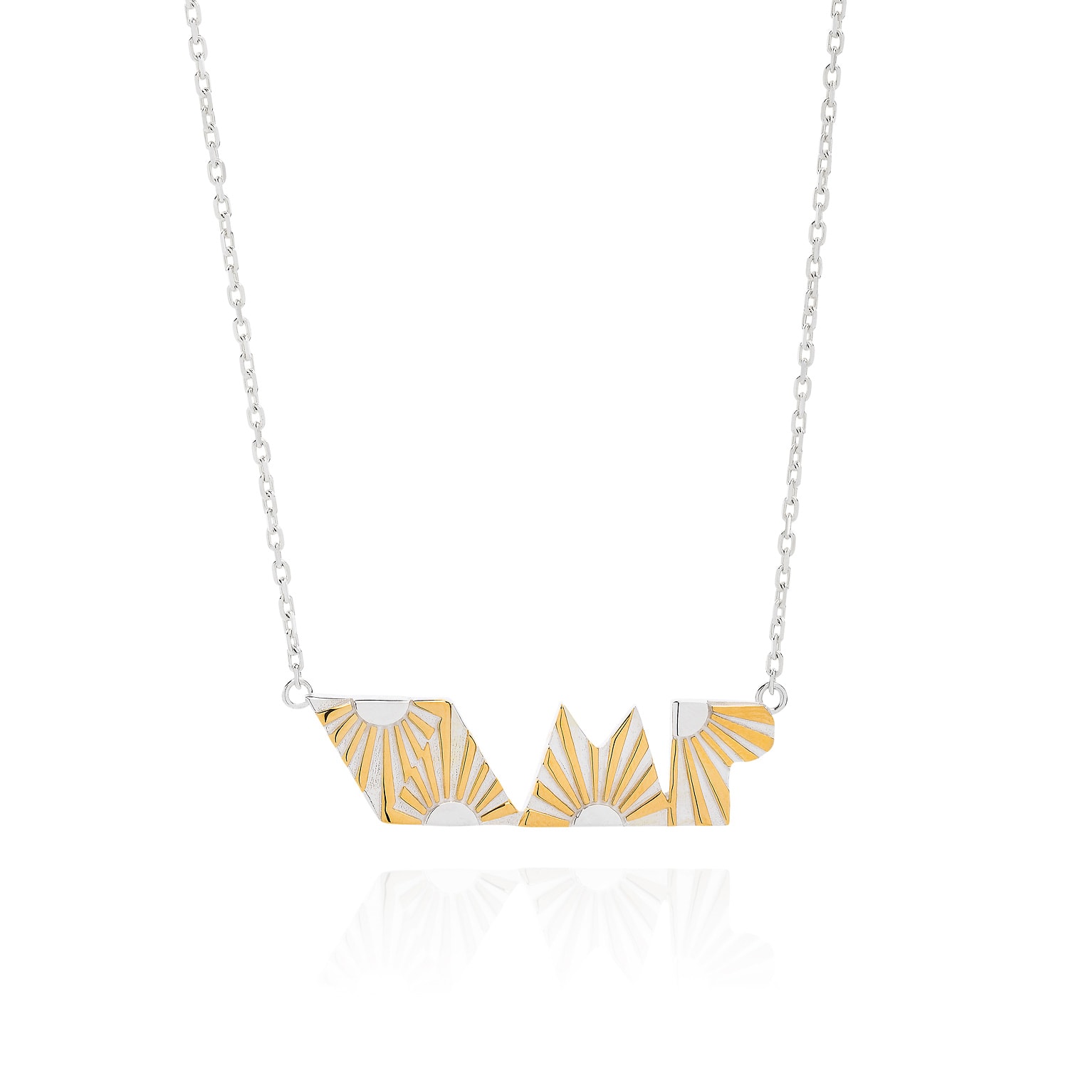 Yasmin Everley Jewellery Women's Gold / Silver Vamp Necklace