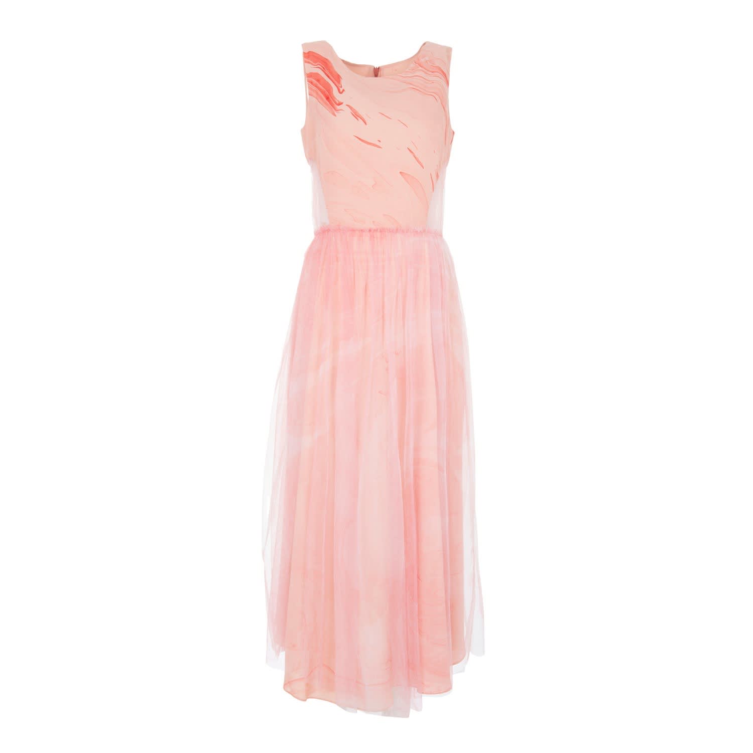 silk layered dress