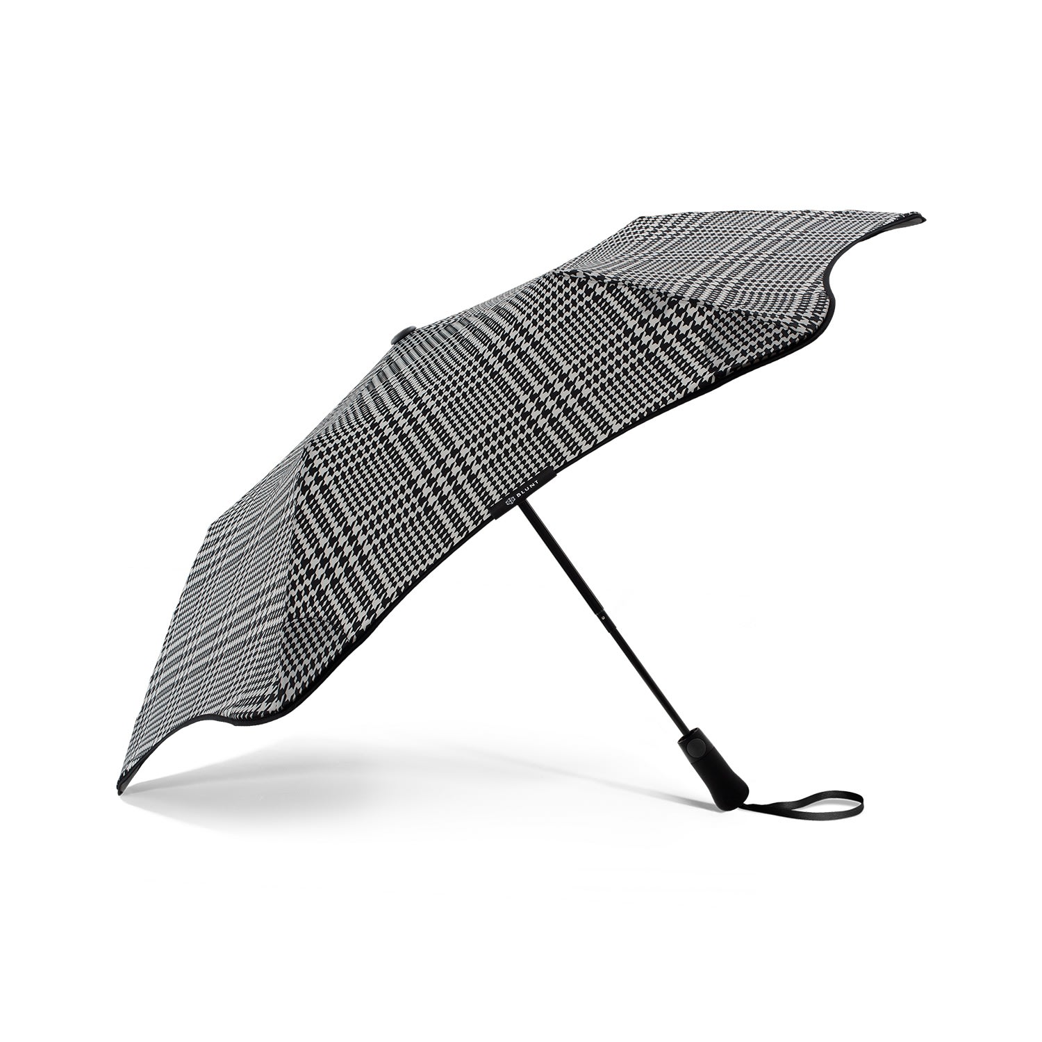 Grey Blunt Seasonal Metro Umbrella - Houndstooth Blunt Umbrellas