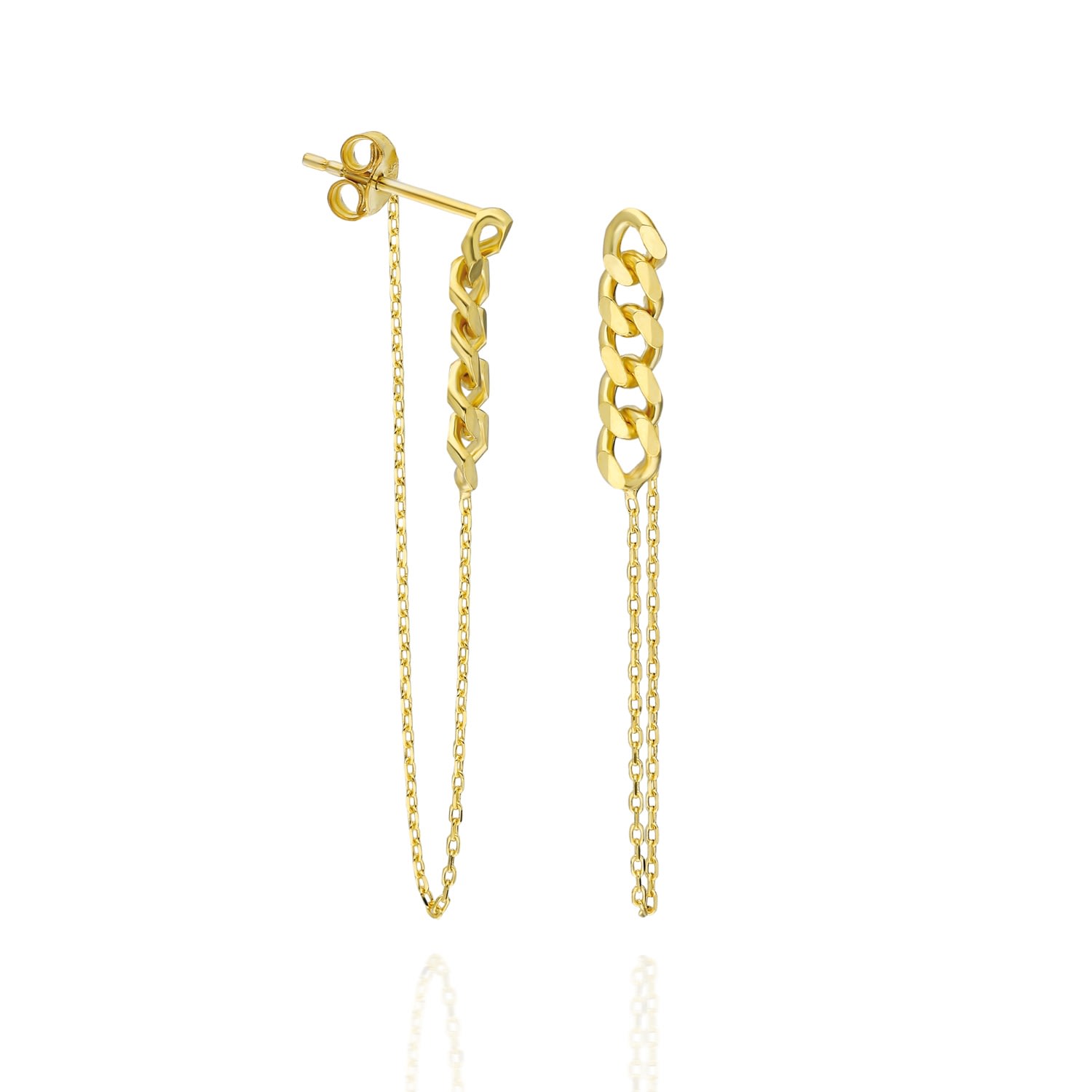 Ana Dyla Women's Sally Earrings Gold Vermeil