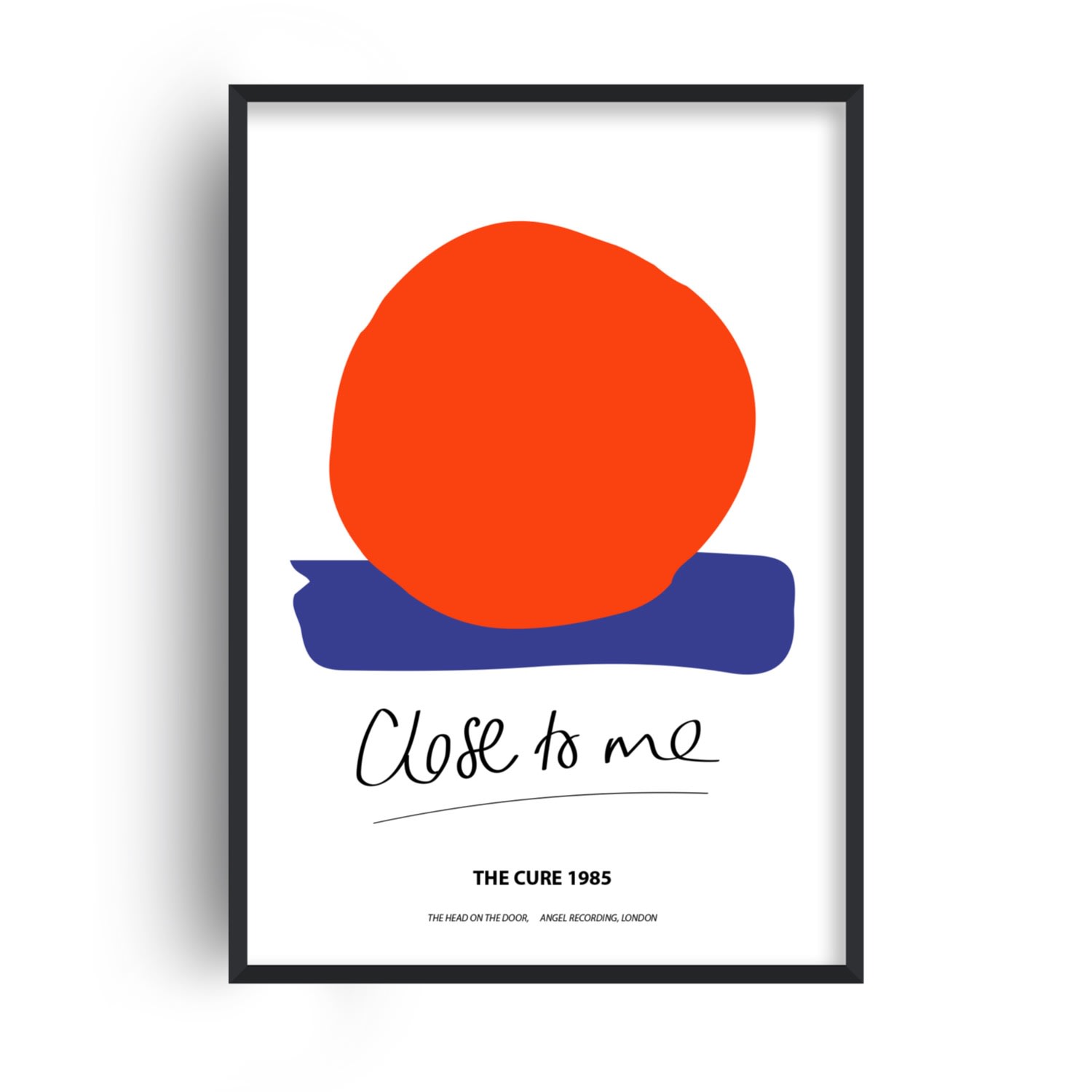 Fanclub Red Close To Me The Cure Retro Music Giclée Art Print A3 In Red