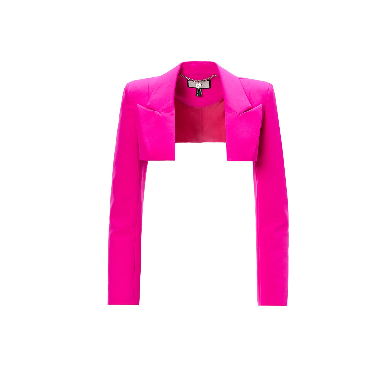 Women's Pink Cropped Blazer | Small | Nissa