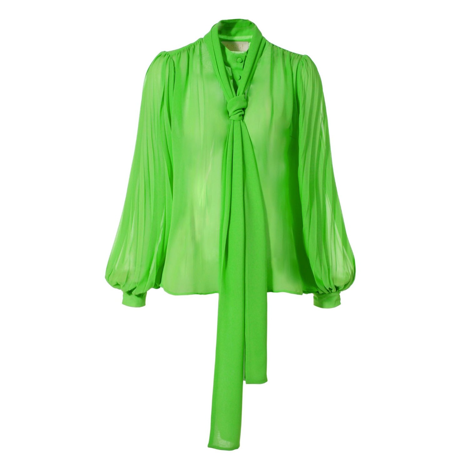 Aggi By Halewski Women's Linda Green Flash Blouse In Green