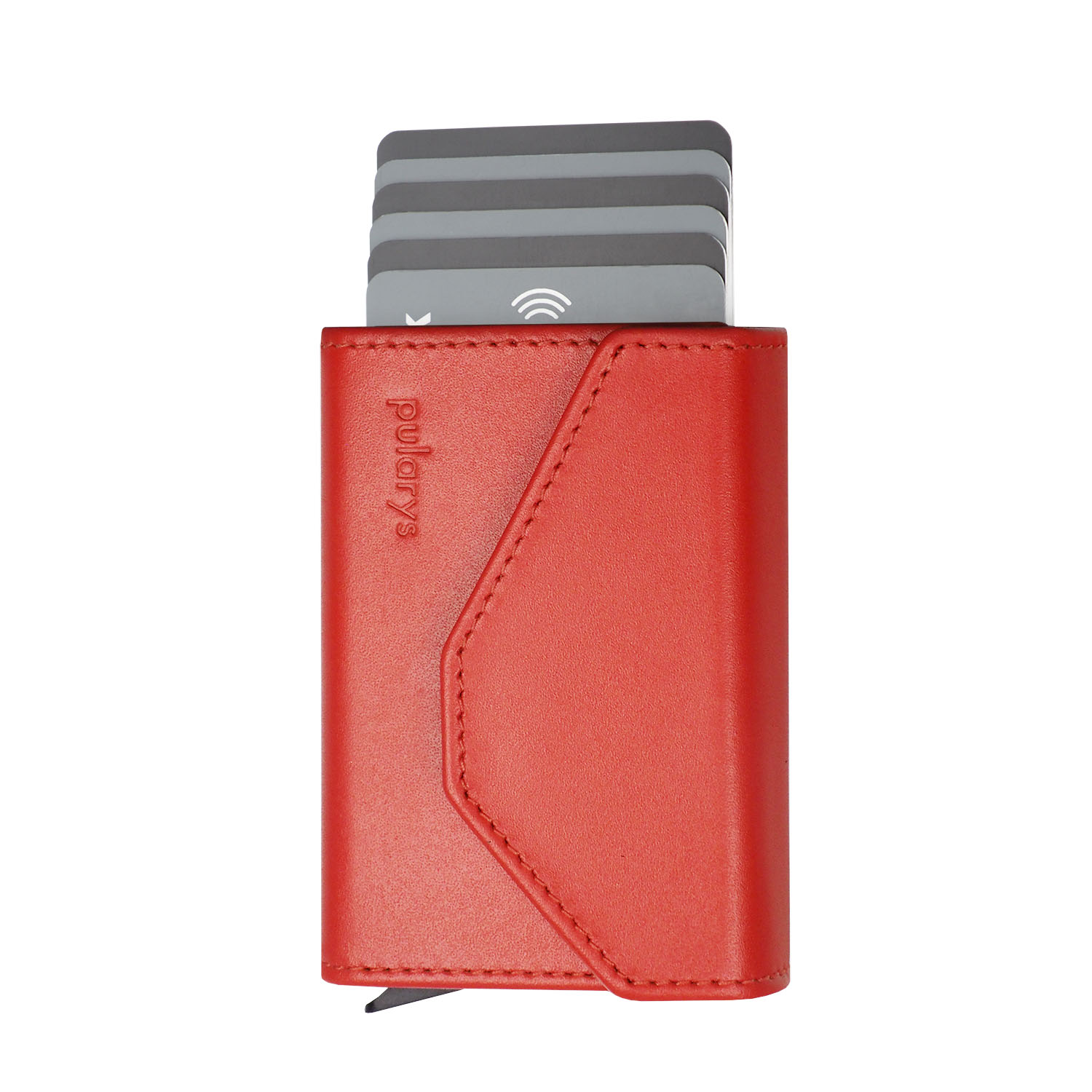 Pularys Rfid Wallet - Raven Style In Brown Colour, Pularys