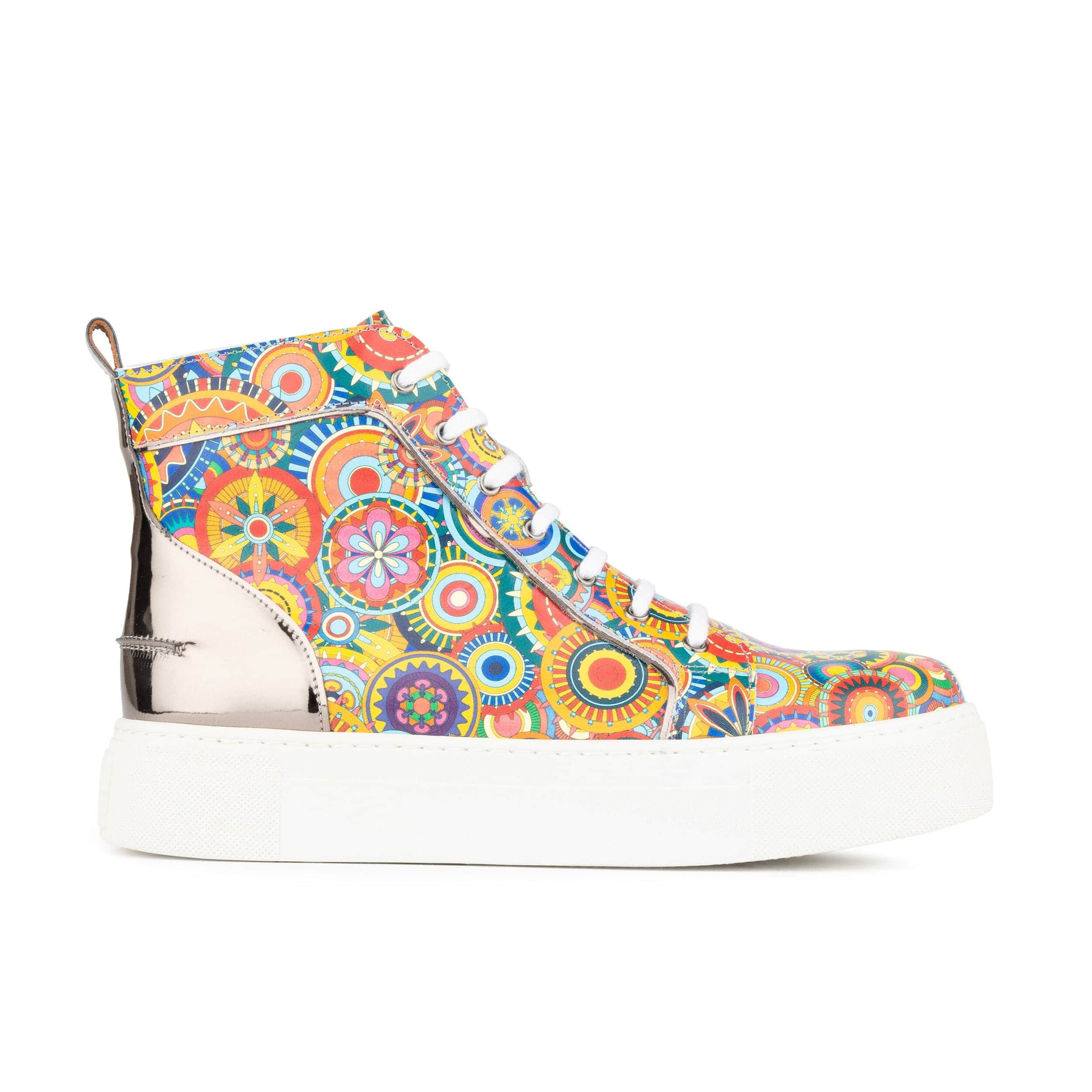 Camila Camila High - Silver & Signature Print | Embassy London USA