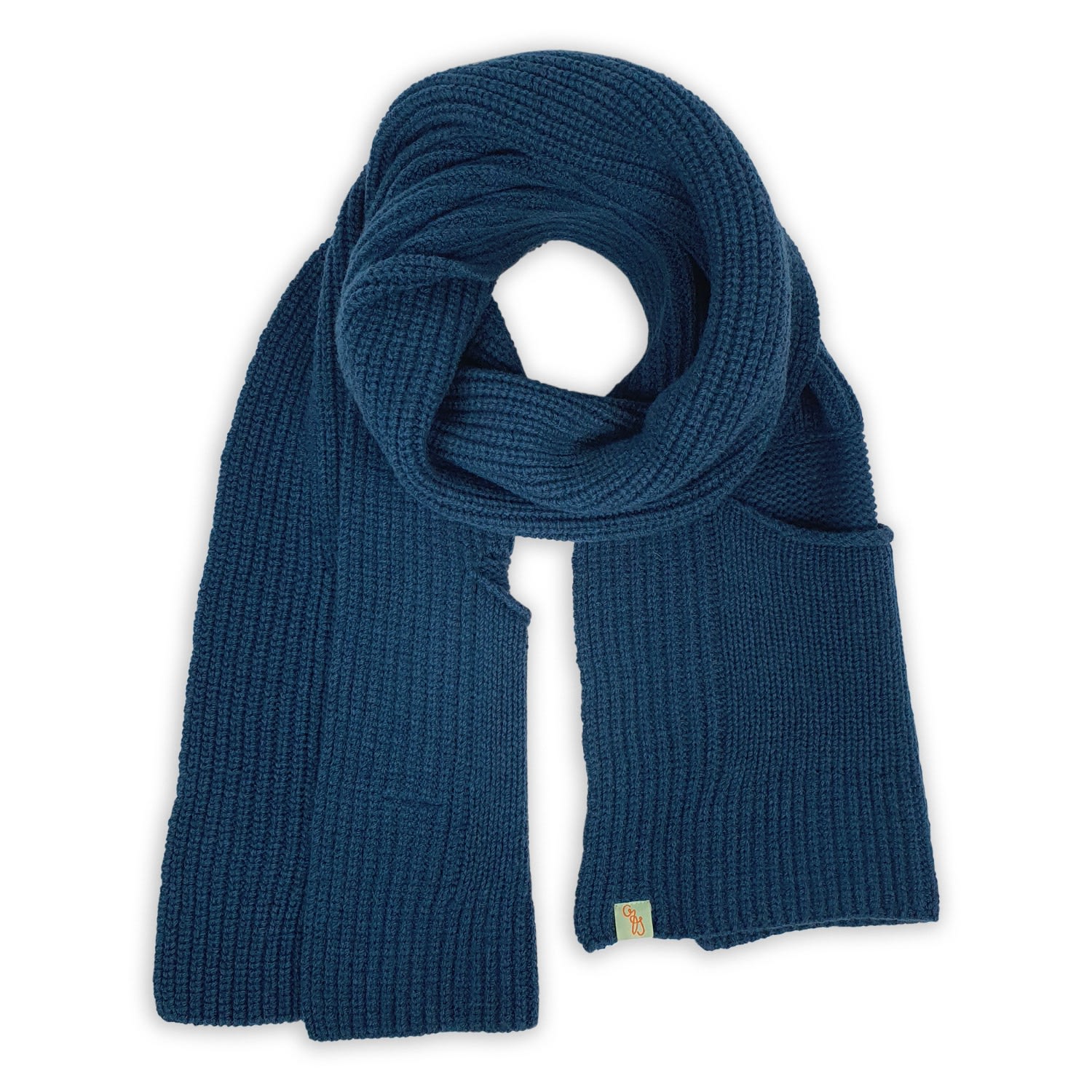 Otto & Spike Women's Scarves - Pocket - Diesel Blue In Blue