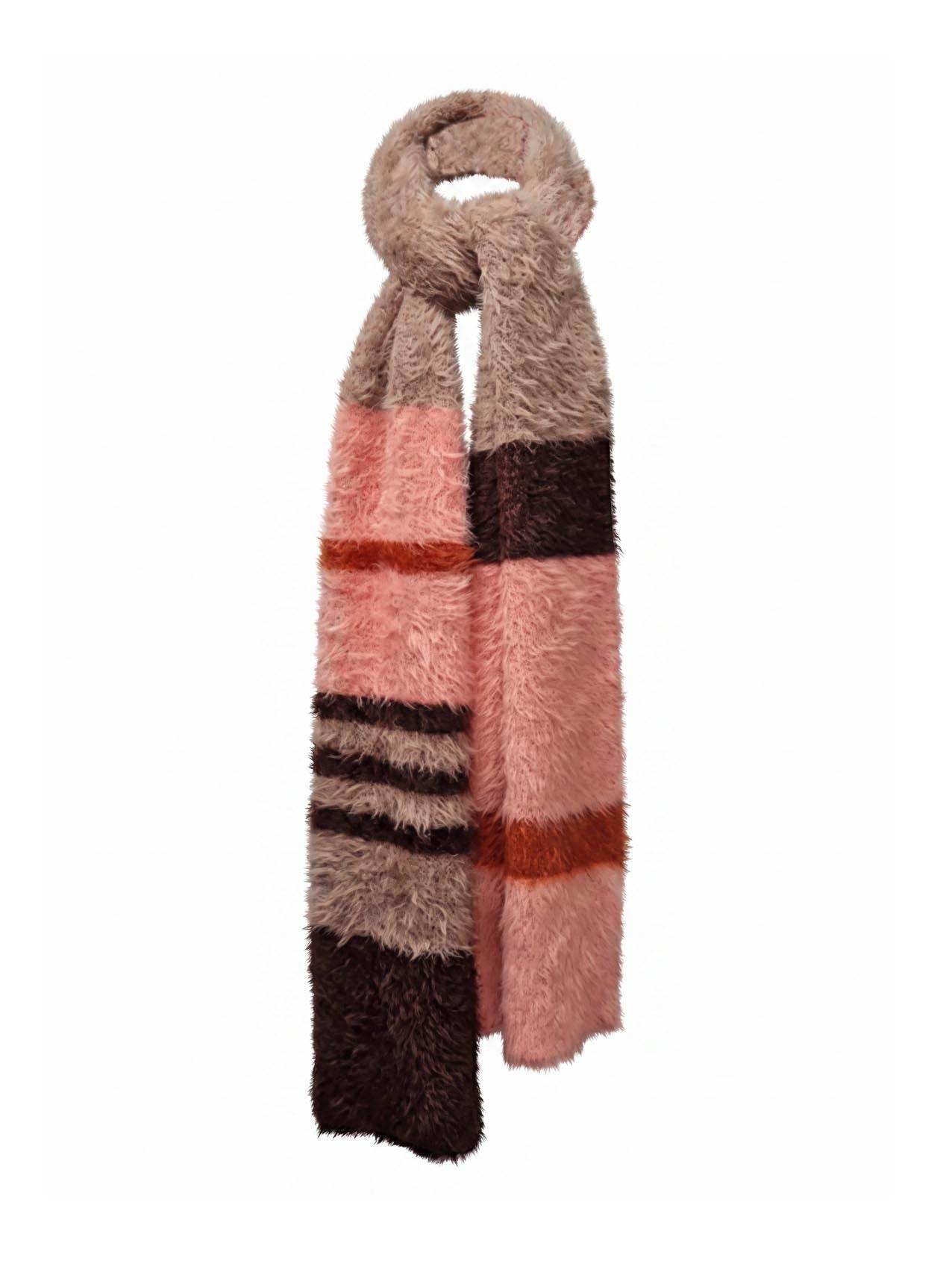 Nooki Design Women's Napoleon Stripe Scarf - Pink Mix