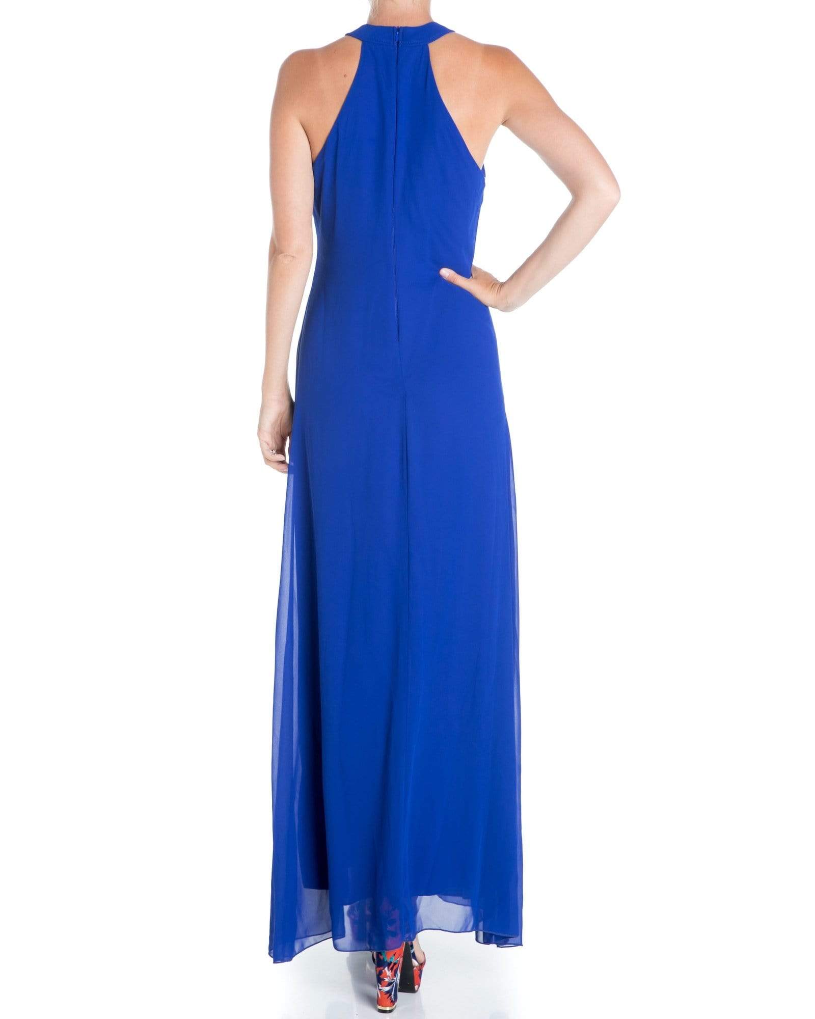 Enchanted Garden Maxi Dress - Wildflower Navy