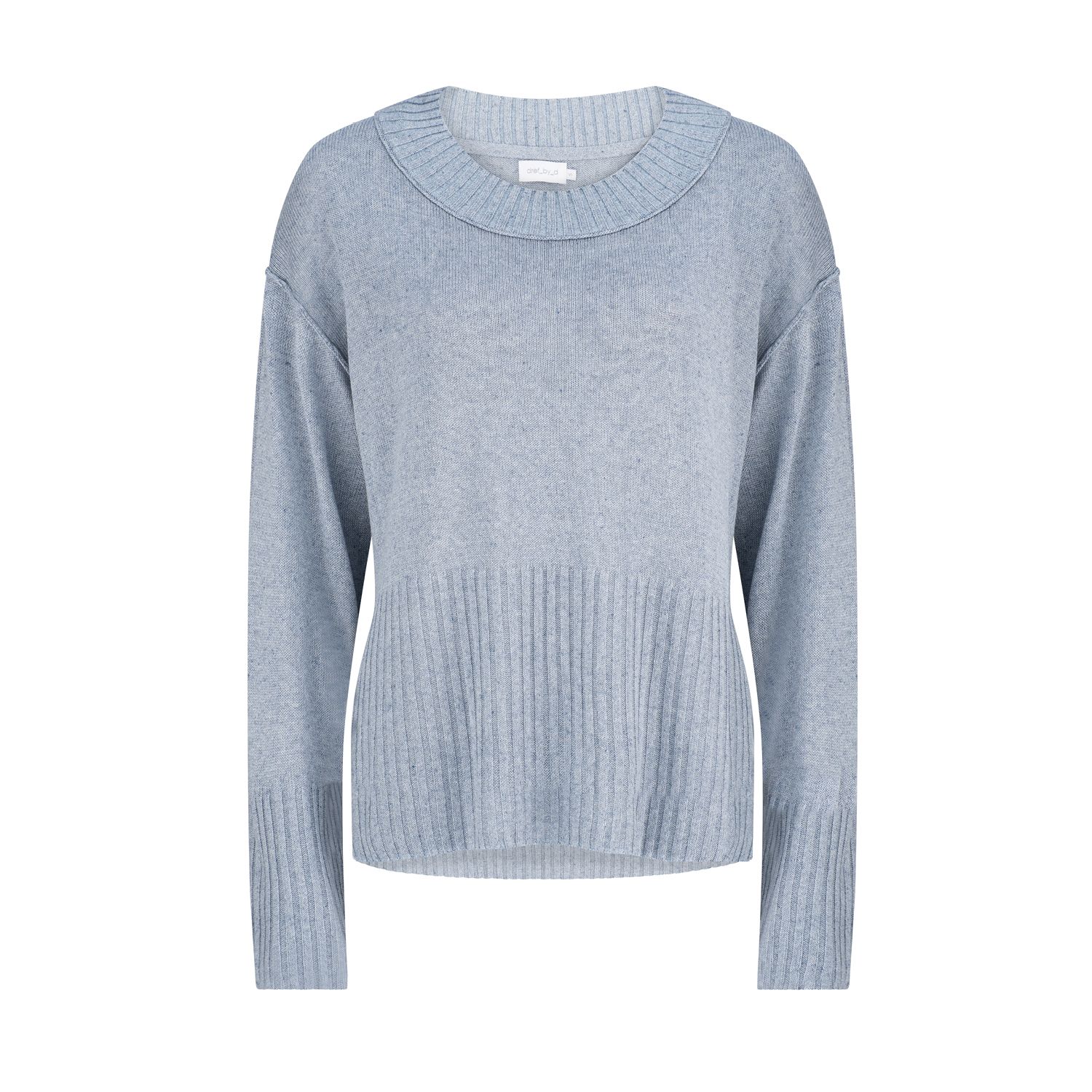 Dref By D Women's Friendly Sweater - Blue Marle