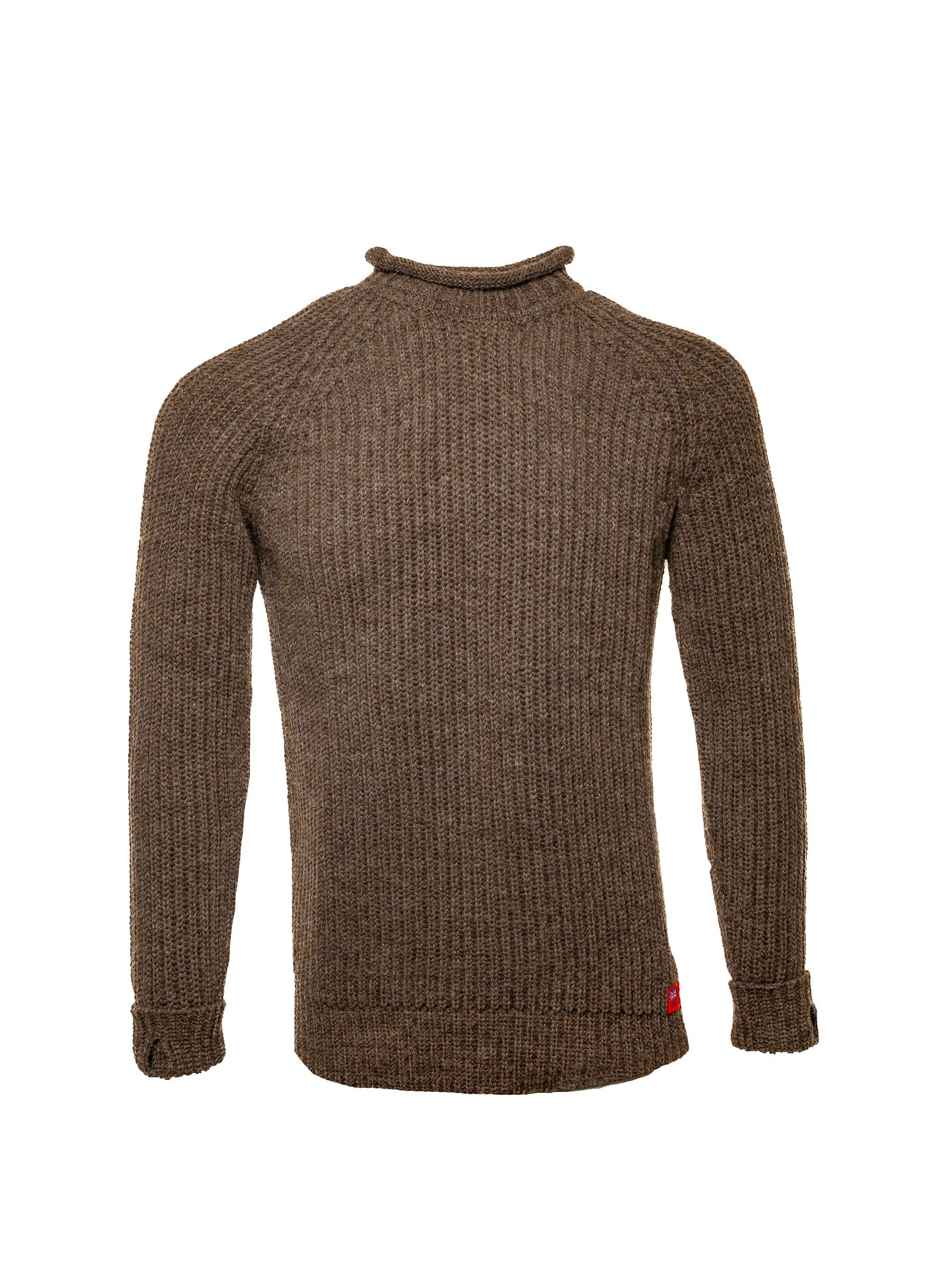 Arthur Beale Men's Neutrals / Brown  Fisherman Jumper In Brown