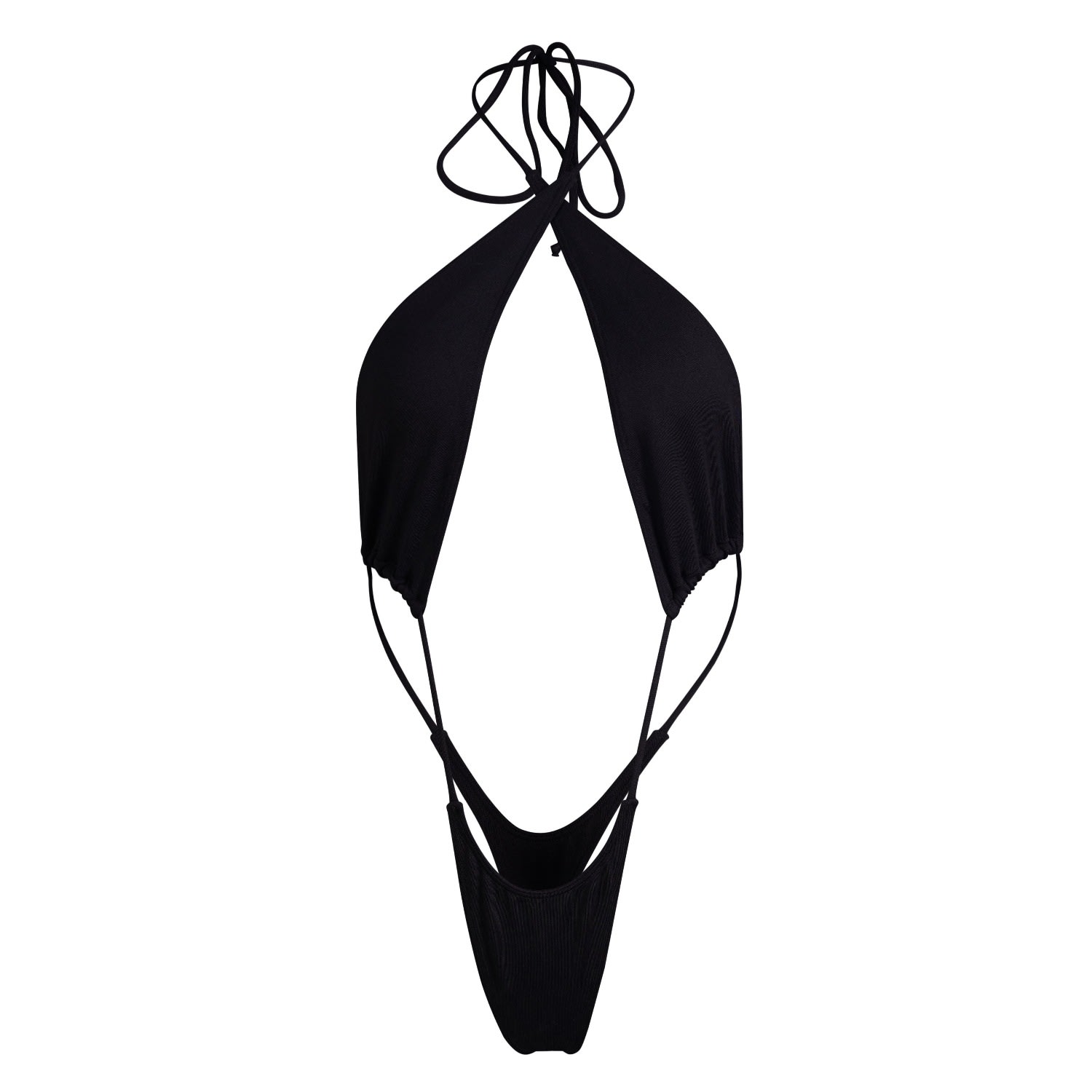 Minimale Animale Women's New Belafonte One Piece Swimsuit - Dark Seas Black In Black