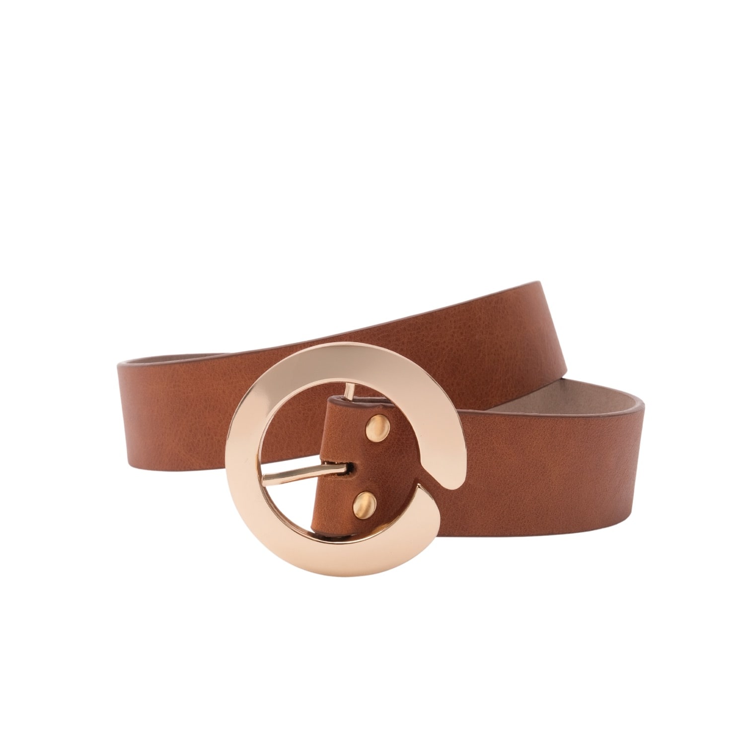Colección Tansu Women's Yellow / Orange Clémentine Leather Belt