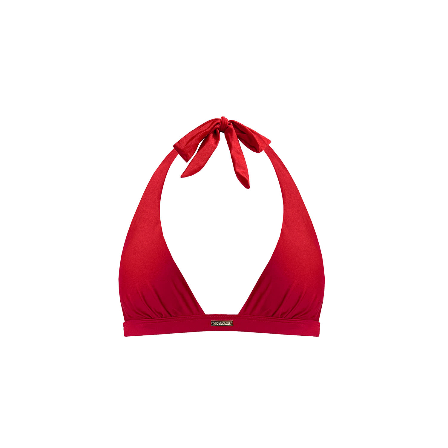 Monarch Women's Gisele Halter Neck Bikini Top - Red