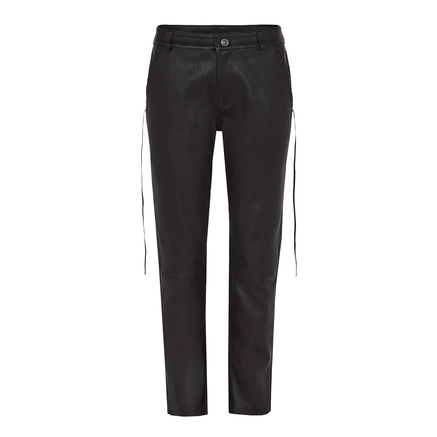 Women’s The Bondi Slouch Pant Black Stretch Leather Small West 14Th