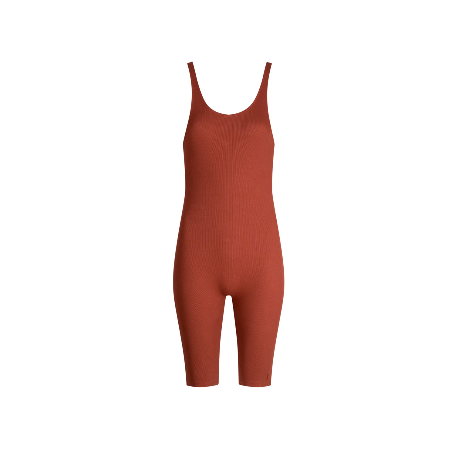The Koozy Women's Brown Elba Sleeveless One-piece In Red Soil In Brown