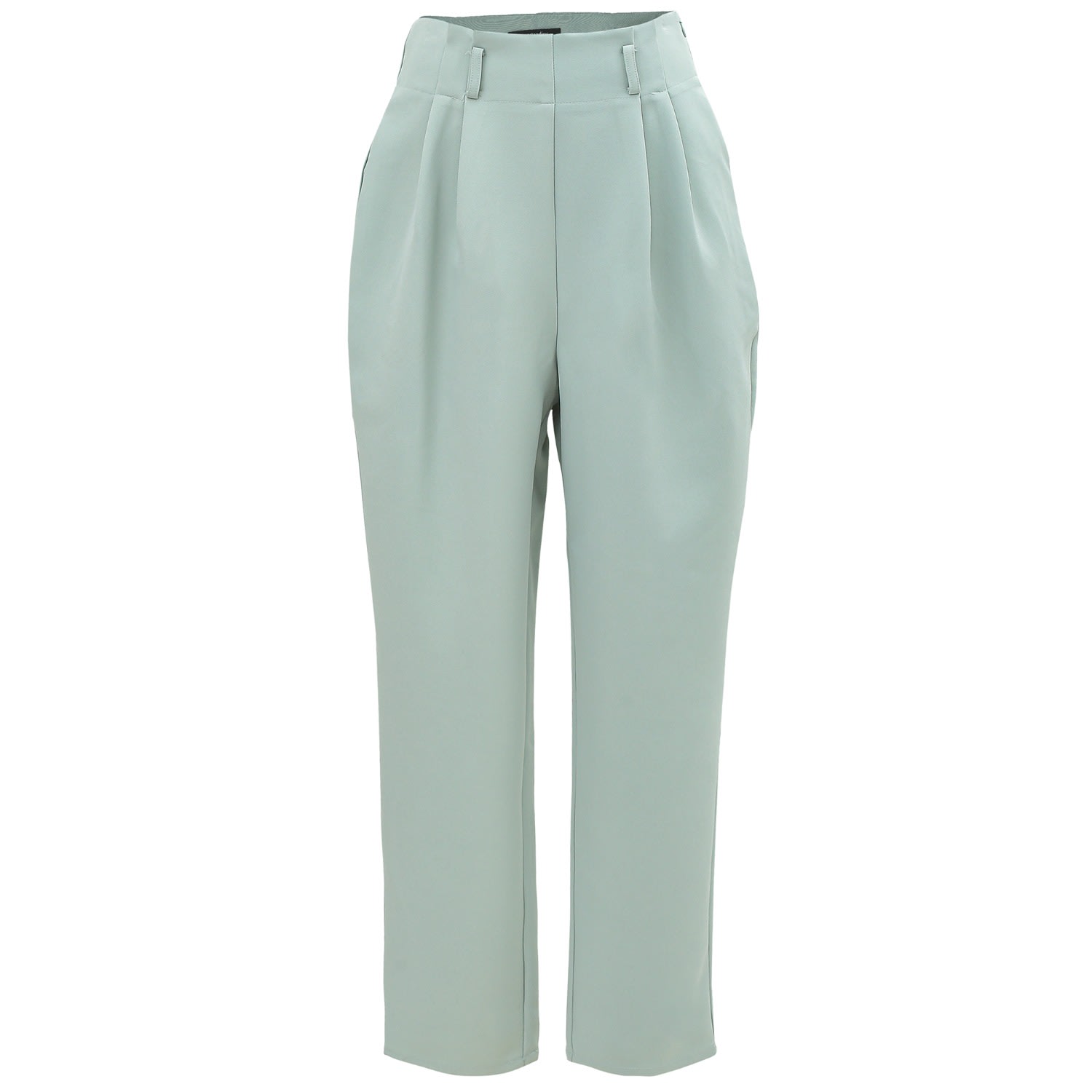 Women’s Belted Carrot Pants - Neutrals Large Smart and Joy