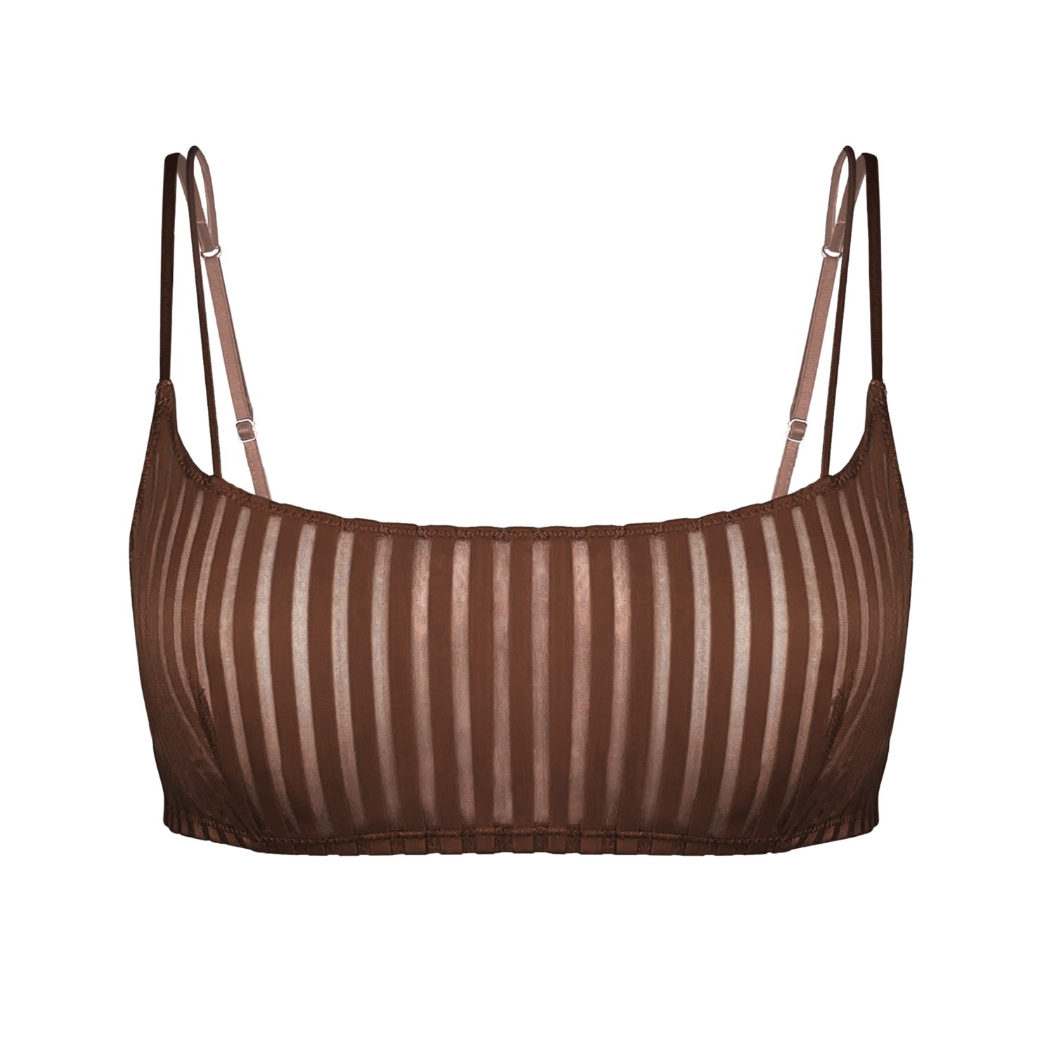 Monique Morin Lingerie Women's Brown Vertigo Bralette Cocoa In Brown