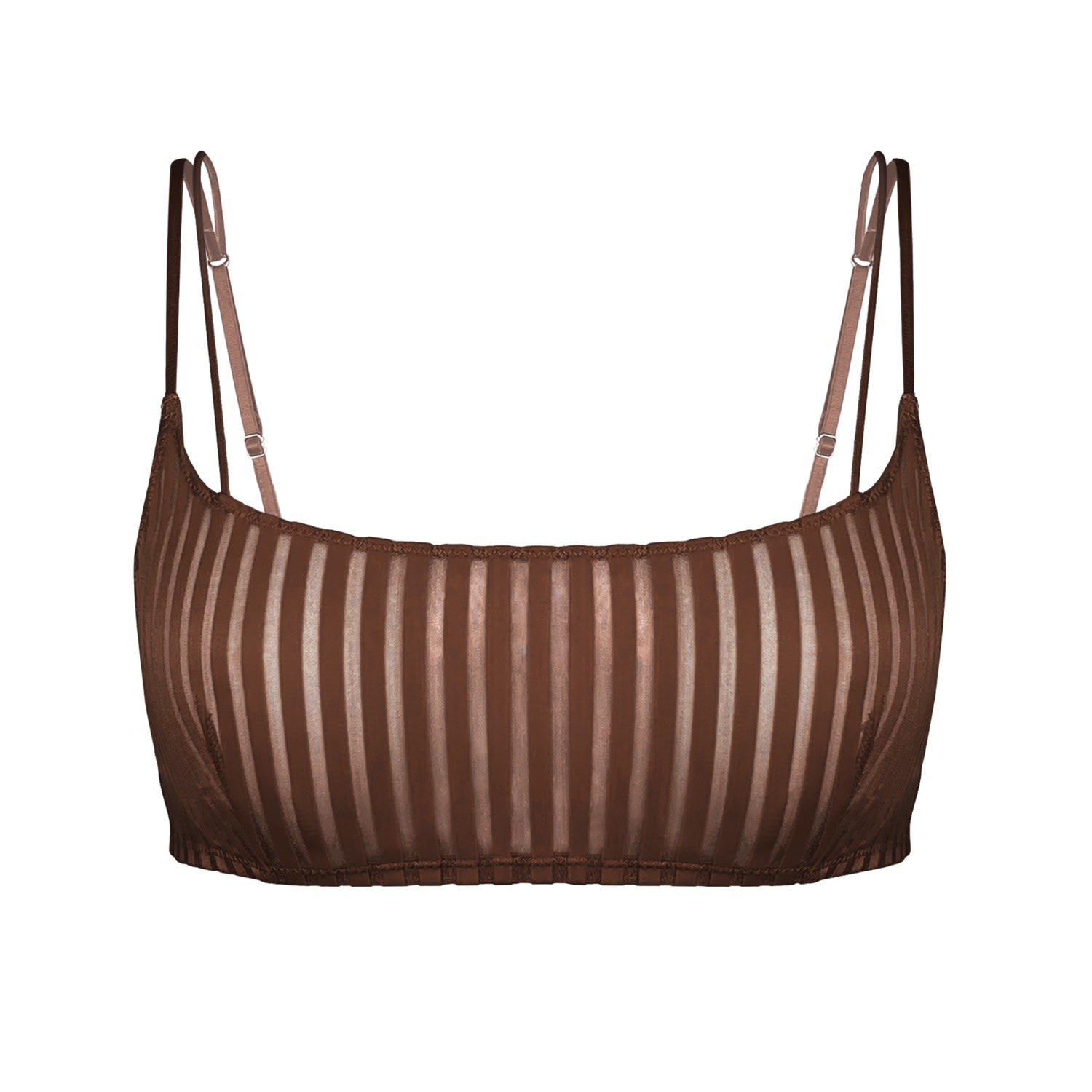 Women’s Brown Vertigo Bralette Cocoa Small Monique Morin Lingerie